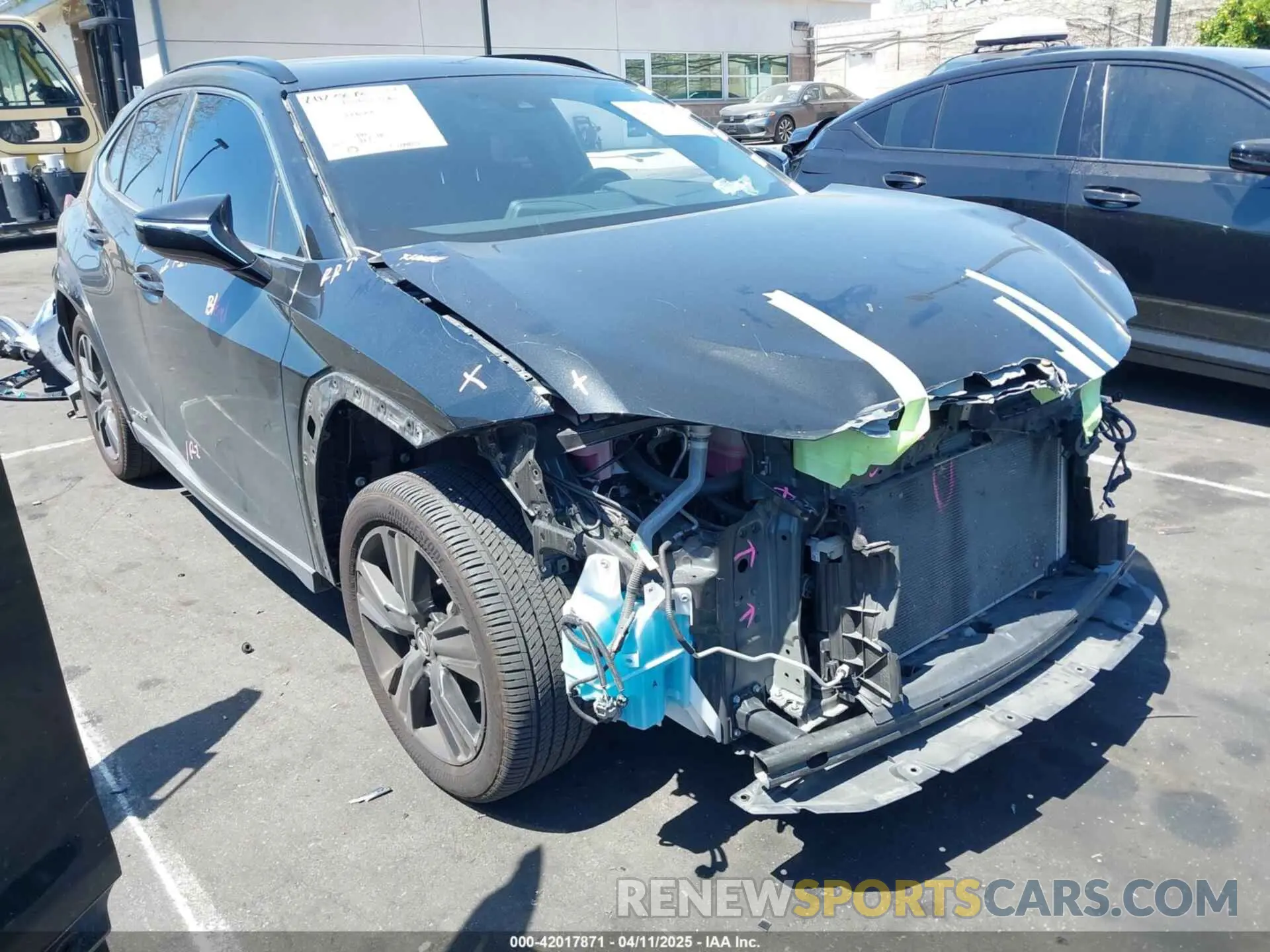 1 fotografías del automóvil dañado JTHP9JBH2M2048461 LEXUS UX 250H 2021