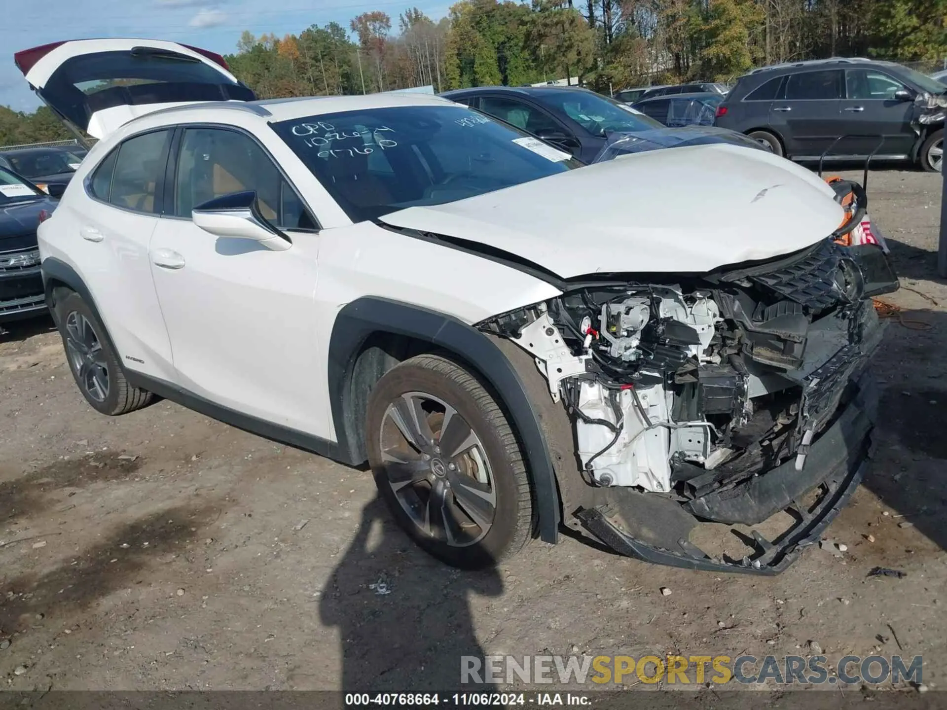 1 fotografías del automóvil dañado JTHP9JBH3M2054074 LEXUS UX 250H 2021