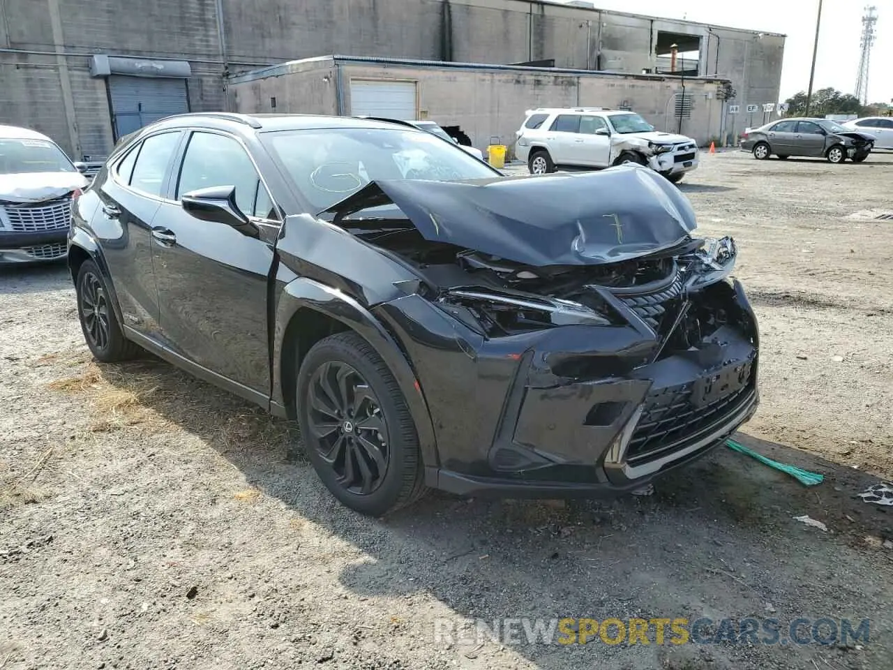1 fotografías del automóvil dañado JTHP9JBH8M2048089 LEXUS UX 250H 2021