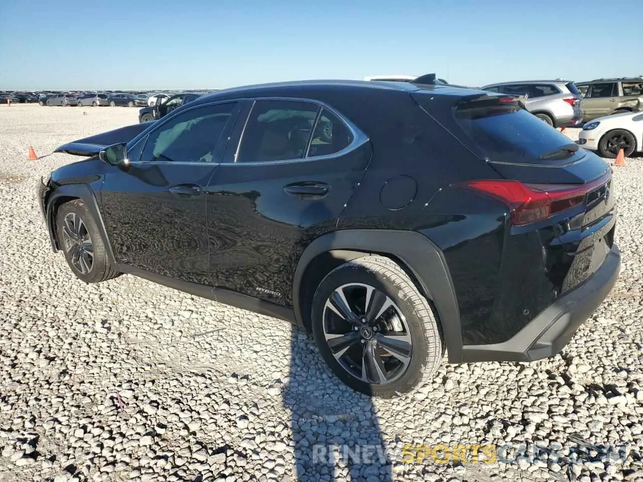 2 fotografías del automóvil dañado JTHP9JBH8M2050960 LEXUS UX 250H 2021