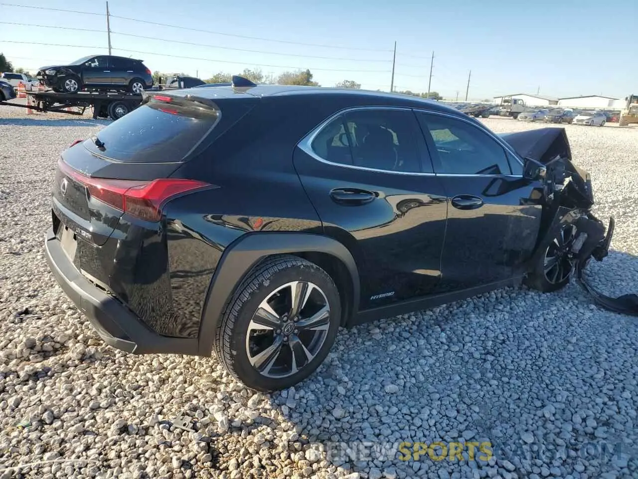 3 fotografías del automóvil dañado JTHP9JBH8M2050960 LEXUS UX 250H 2021