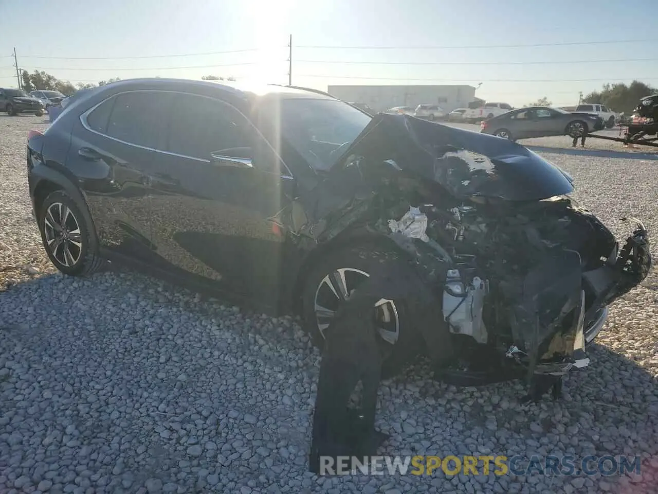 4 fotografías del automóvil dañado JTHP9JBH8M2050960 LEXUS UX 250H 2021