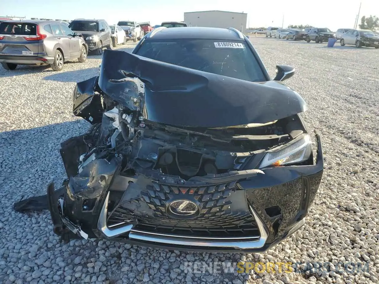 5 fotografías del automóvil dañado JTHP9JBH8M2050960 LEXUS UX 250H 2021