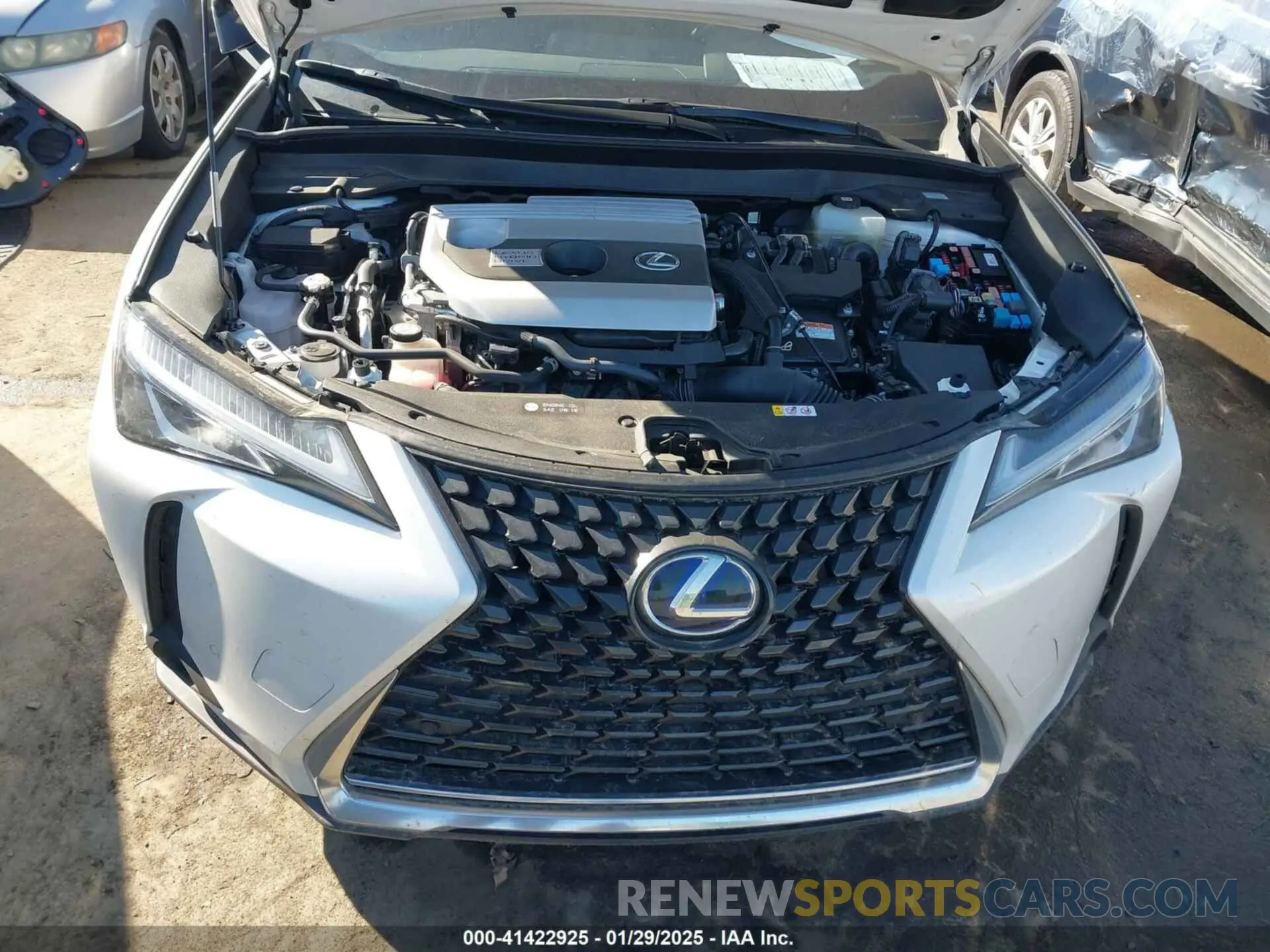 10 fotografías del automóvil dañado JTHP9JBH9M2051101 LEXUS UX 250H 2021