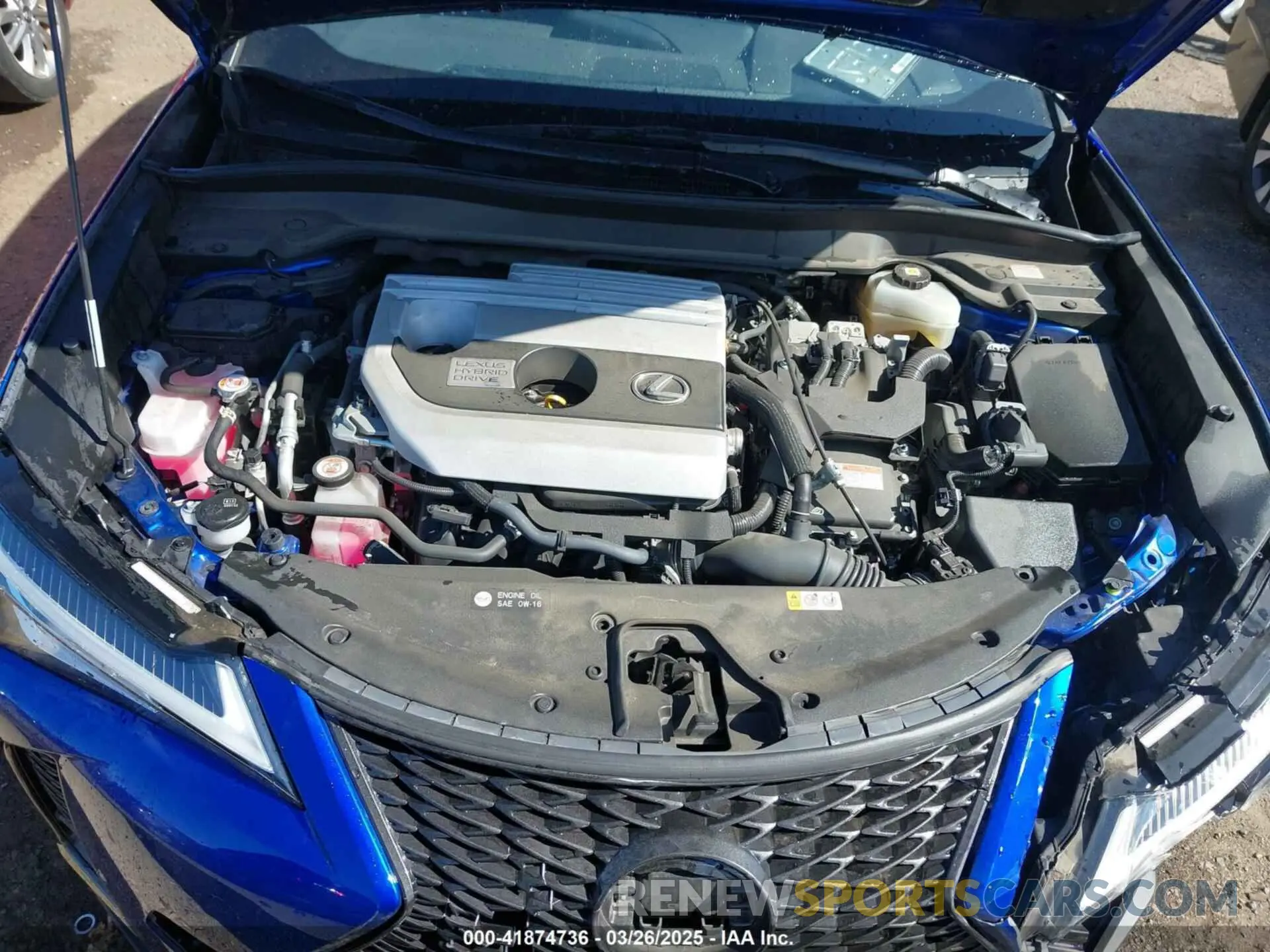 10 fotografías del automóvil dañado JTHR9JBH1M2050209 LEXUS UX 250H 2021