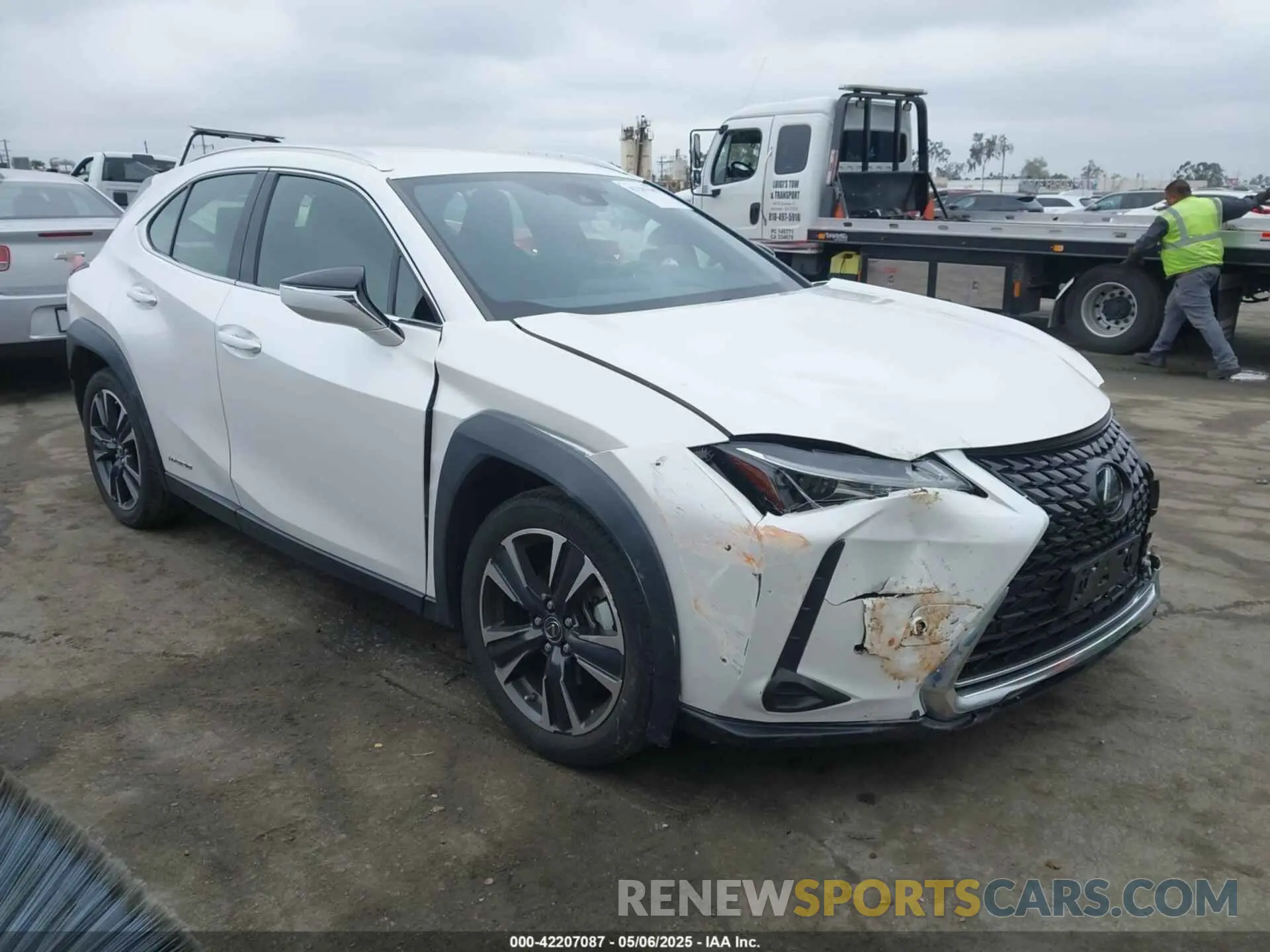 1 fotografías del automóvil dañado JTHX9JBH5M2038636 LEXUS UX 250H 2021