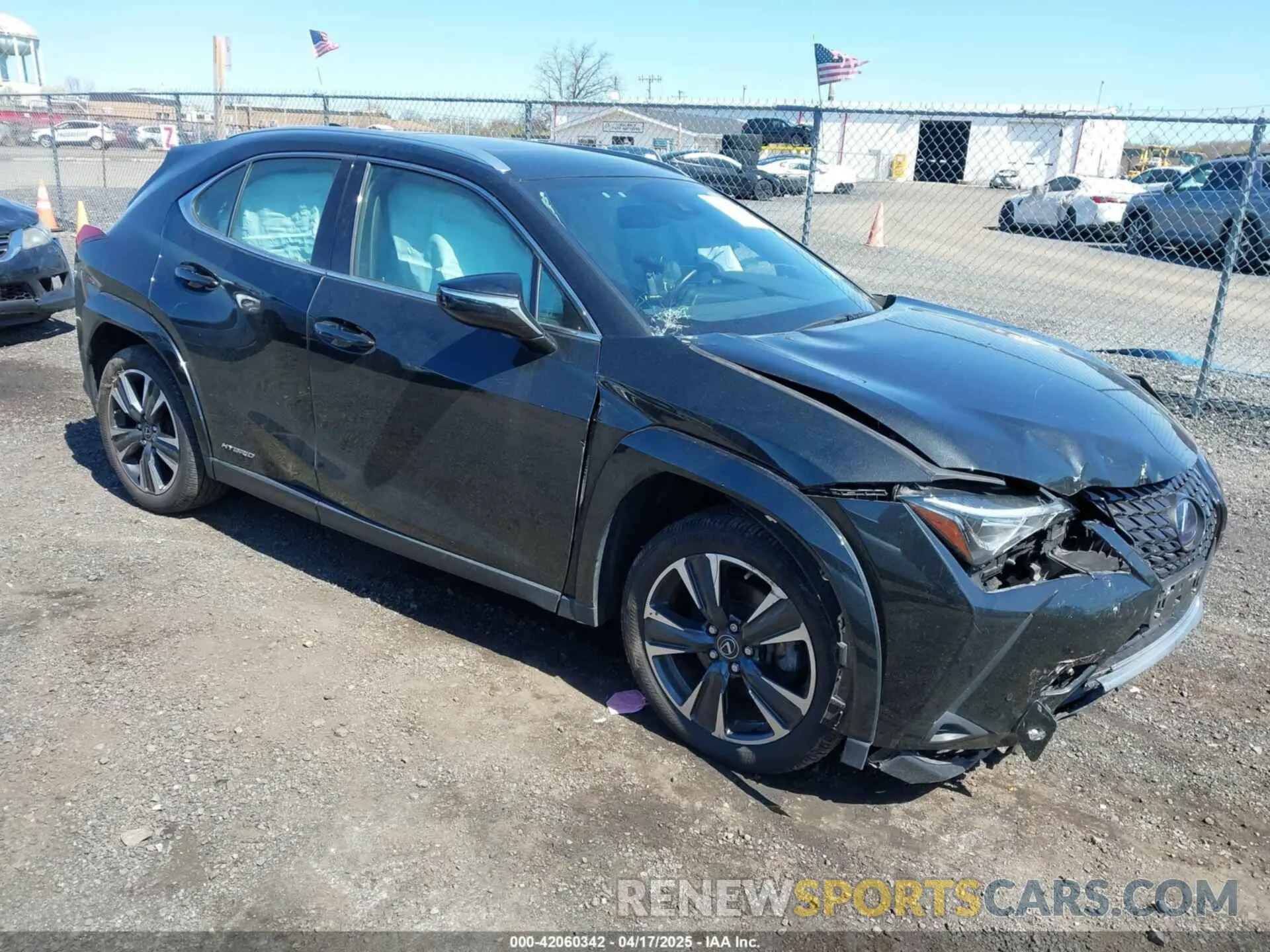 1 fotografías del automóvil dañado JTHP9JBH3N2054478 LEXUS UX 250H 2022