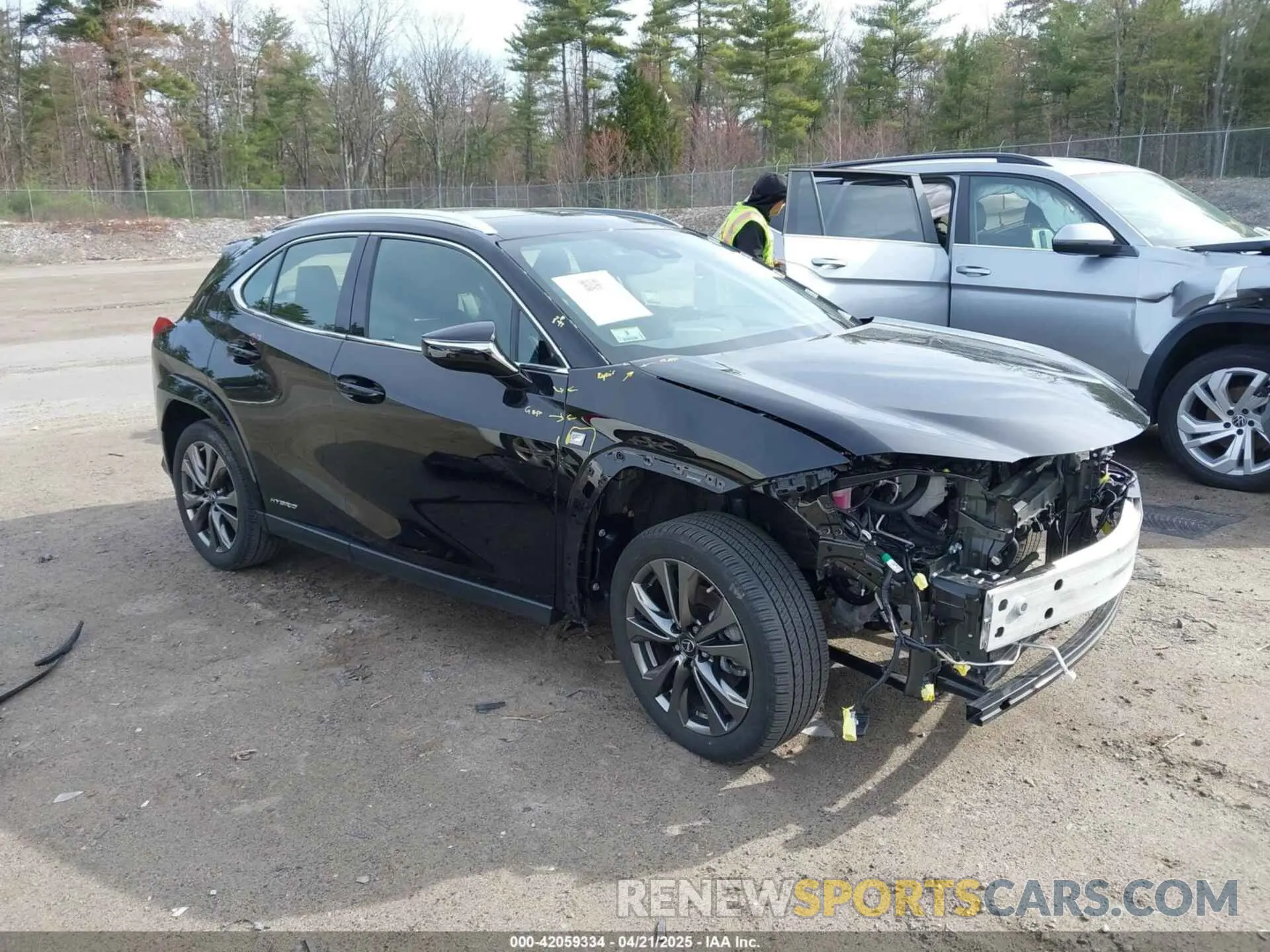 1 fotografías del automóvil dañado JTHR9JBH4N2062923 LEXUS UX 250H 2022
