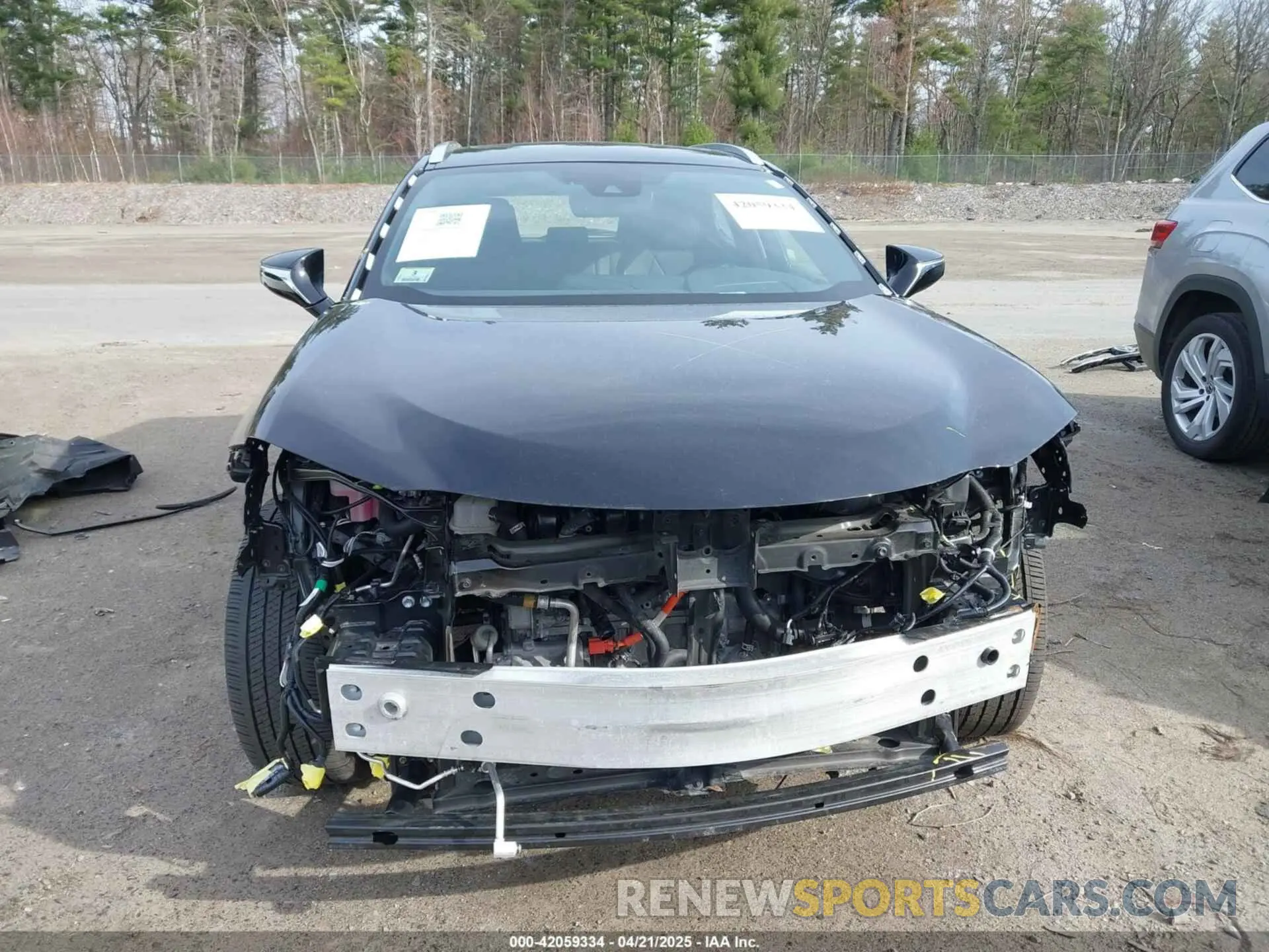 6 fotografías del automóvil dañado JTHR9JBH4N2062923 LEXUS UX 250H 2022