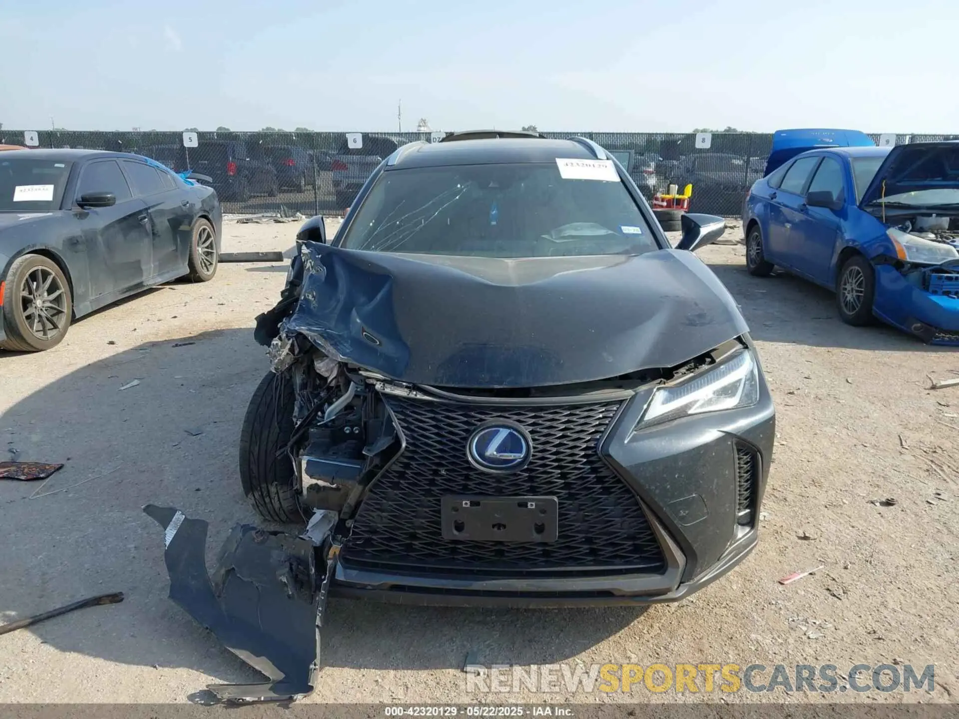 12 fotografías del automóvil dañado JTHR9JBHXN2058276 LEXUS UX 250H 2022