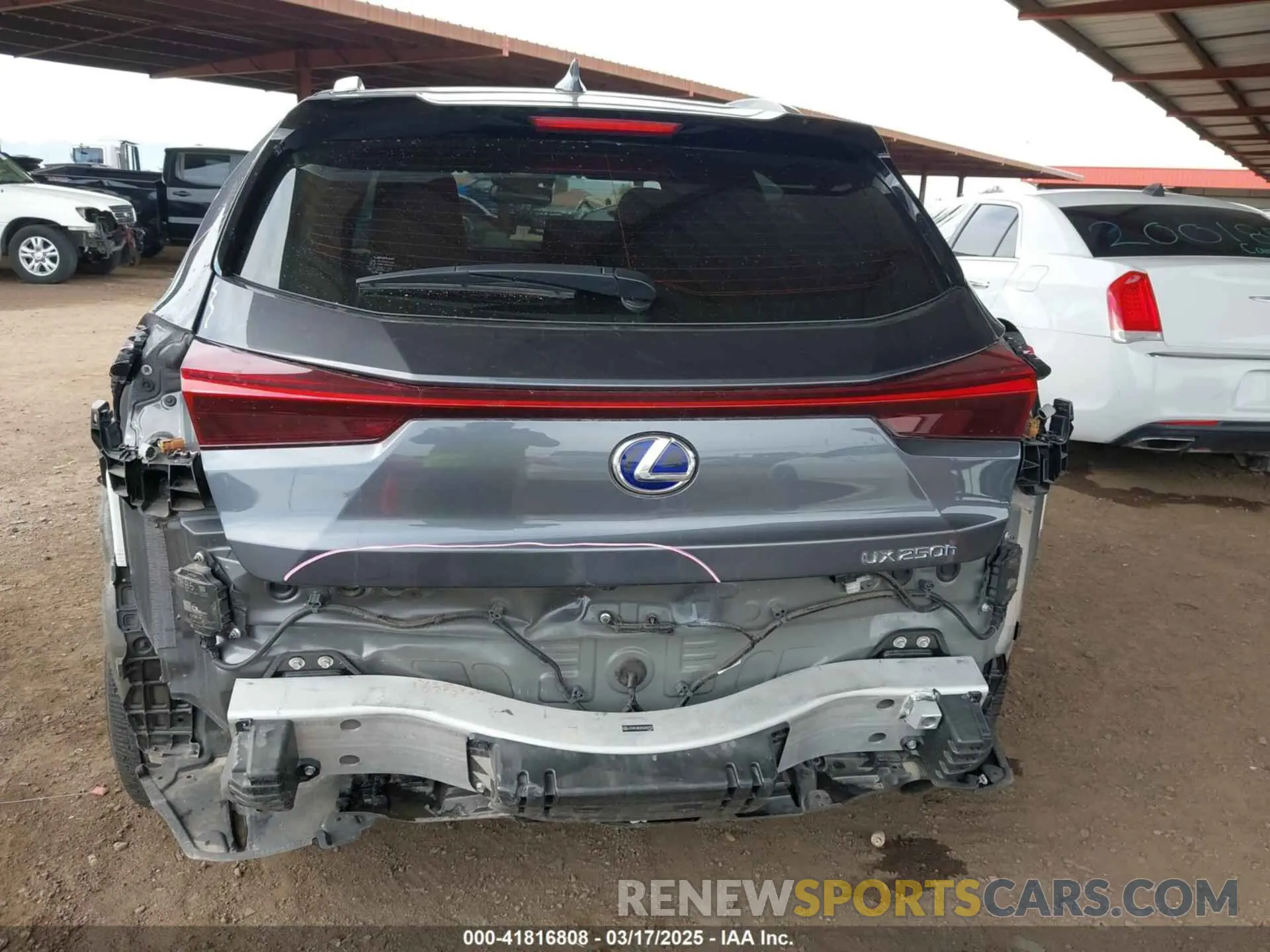 6 fotografías del automóvil dañado JTHX9JBH2N2059753 LEXUS UX 250H 2022