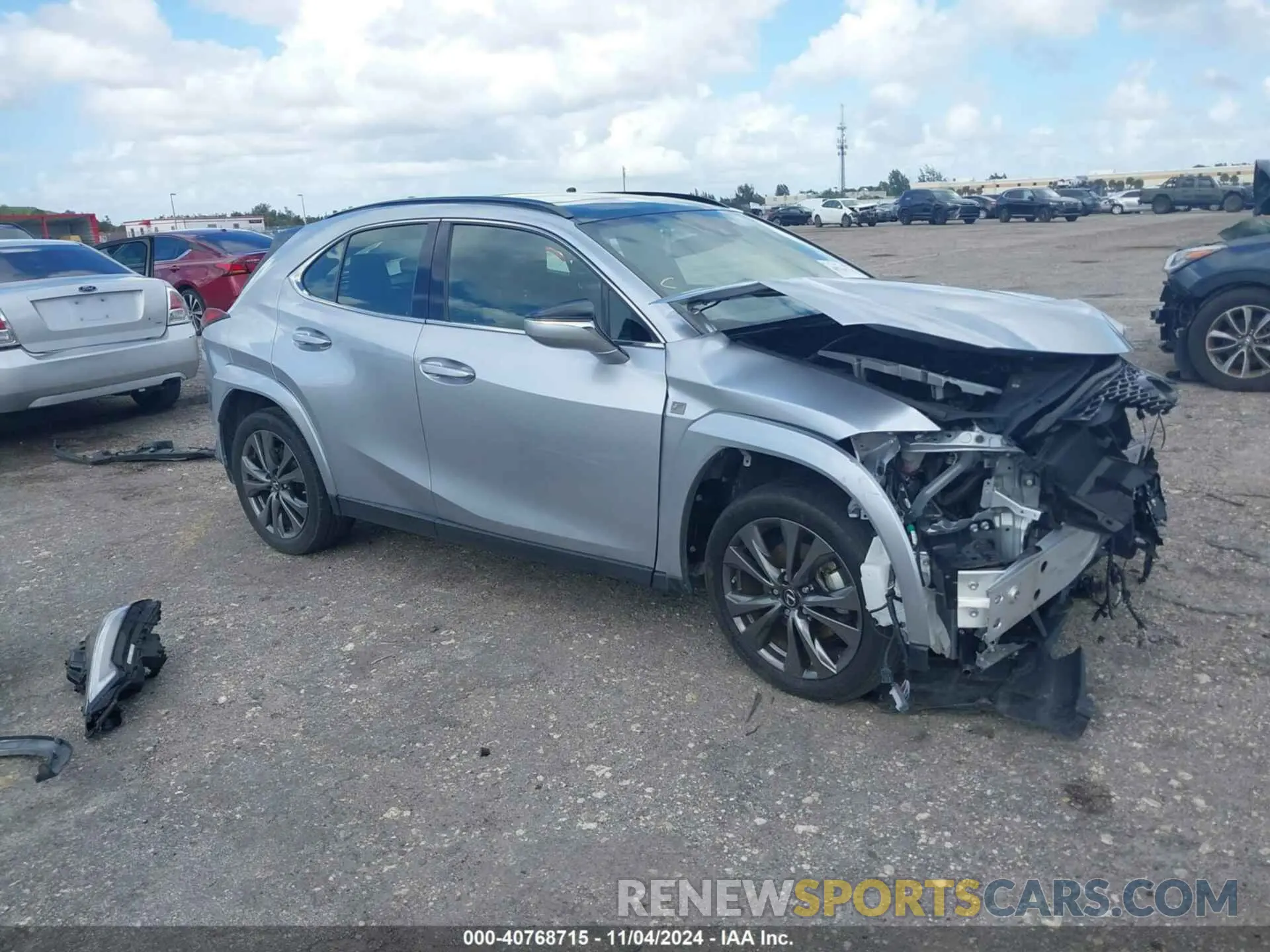 1 fotografías del automóvil dañado JTHB6JBH7P2143752 LEXUS UX 250H 2023