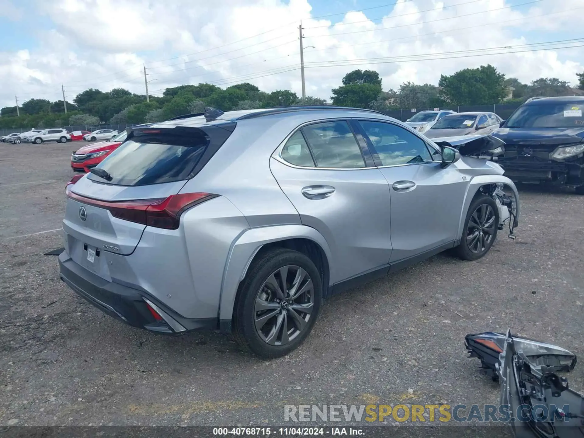 4 fotografías del automóvil dañado JTHB6JBH7P2143752 LEXUS UX 250H 2023