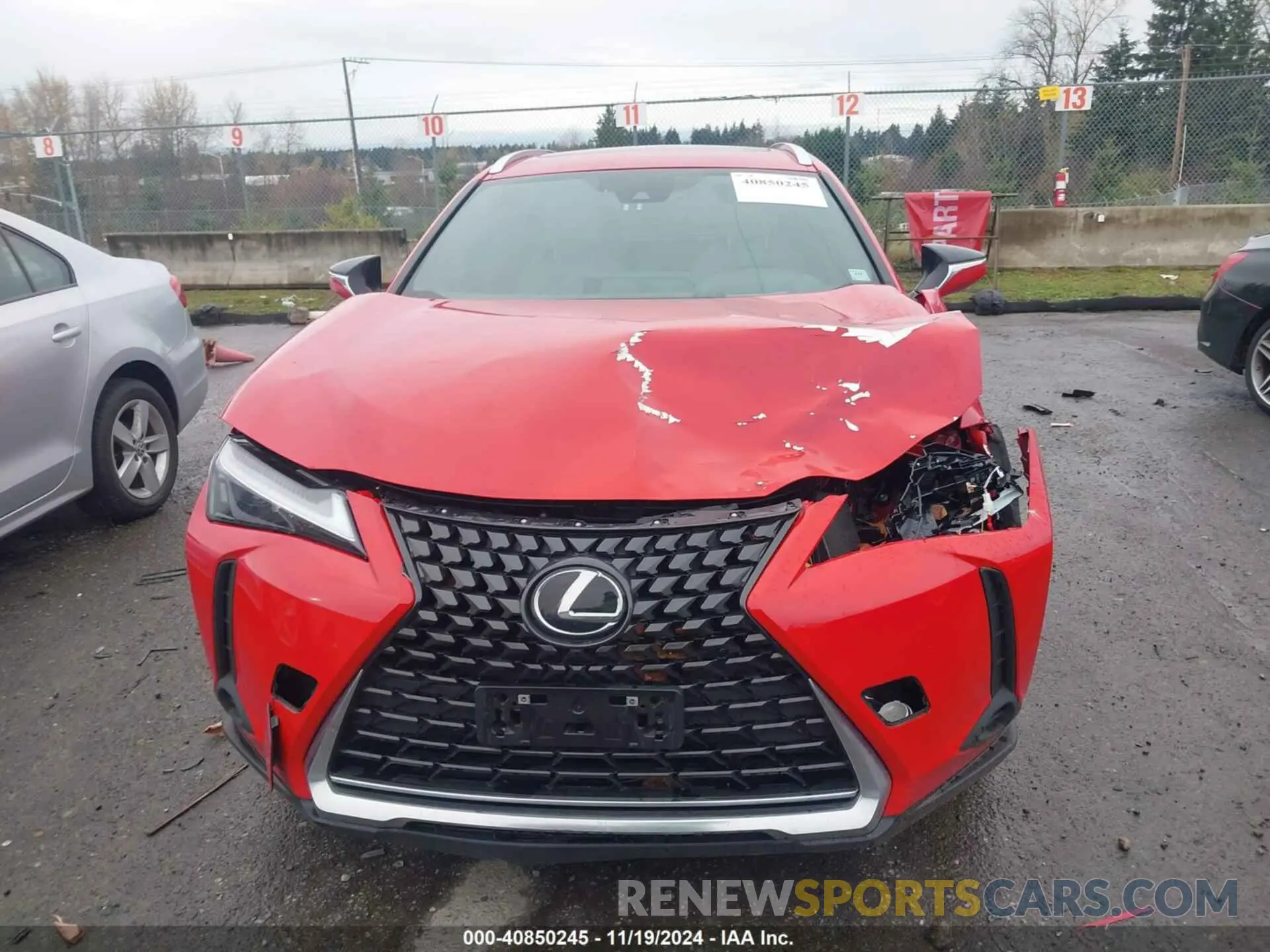 12 fotografías del automóvil dañado JTHP9JBH1P2066244 LEXUS UX 250H 2023
