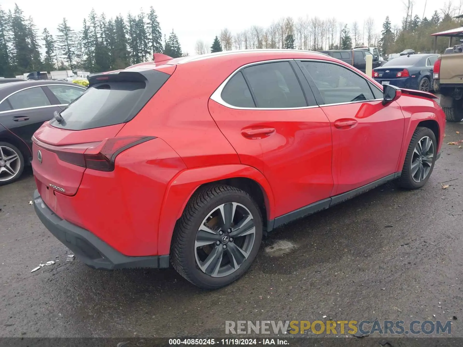 4 fotografías del automóvil dañado JTHP9JBH1P2066244 LEXUS UX 250H 2023