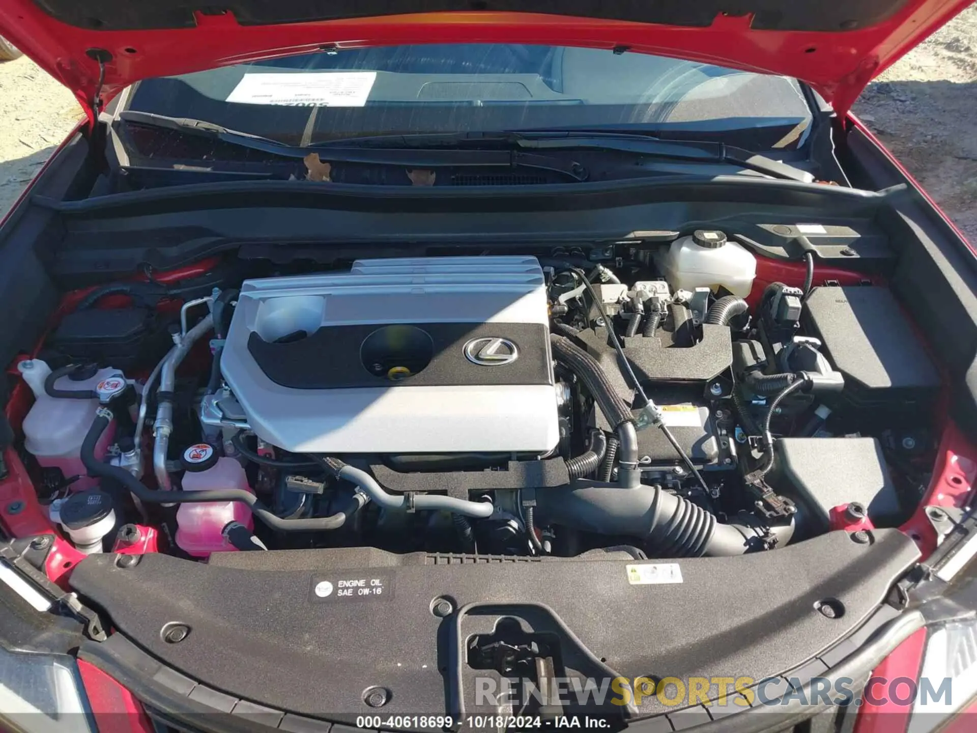 10 fotografías del automóvil dañado JTHX9JBH1P2070181 LEXUS UX 250H 2023