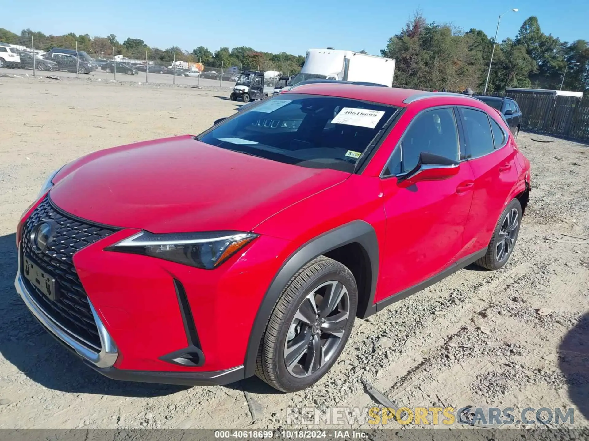 2 fotografías del automóvil dañado JTHX9JBH1P2070181 LEXUS UX 250H 2023