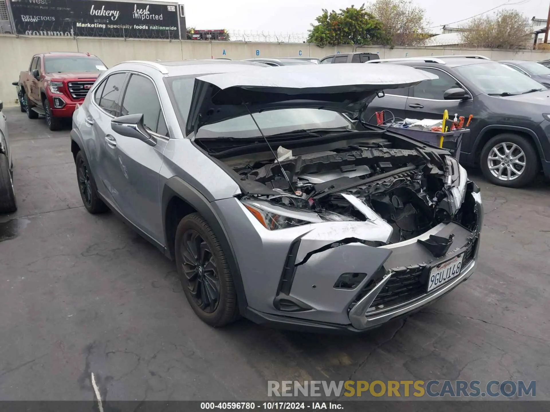 1 fotografías del automóvil dañado JTHX6JBH8R2165851 LEXUS UX 250H 2024
