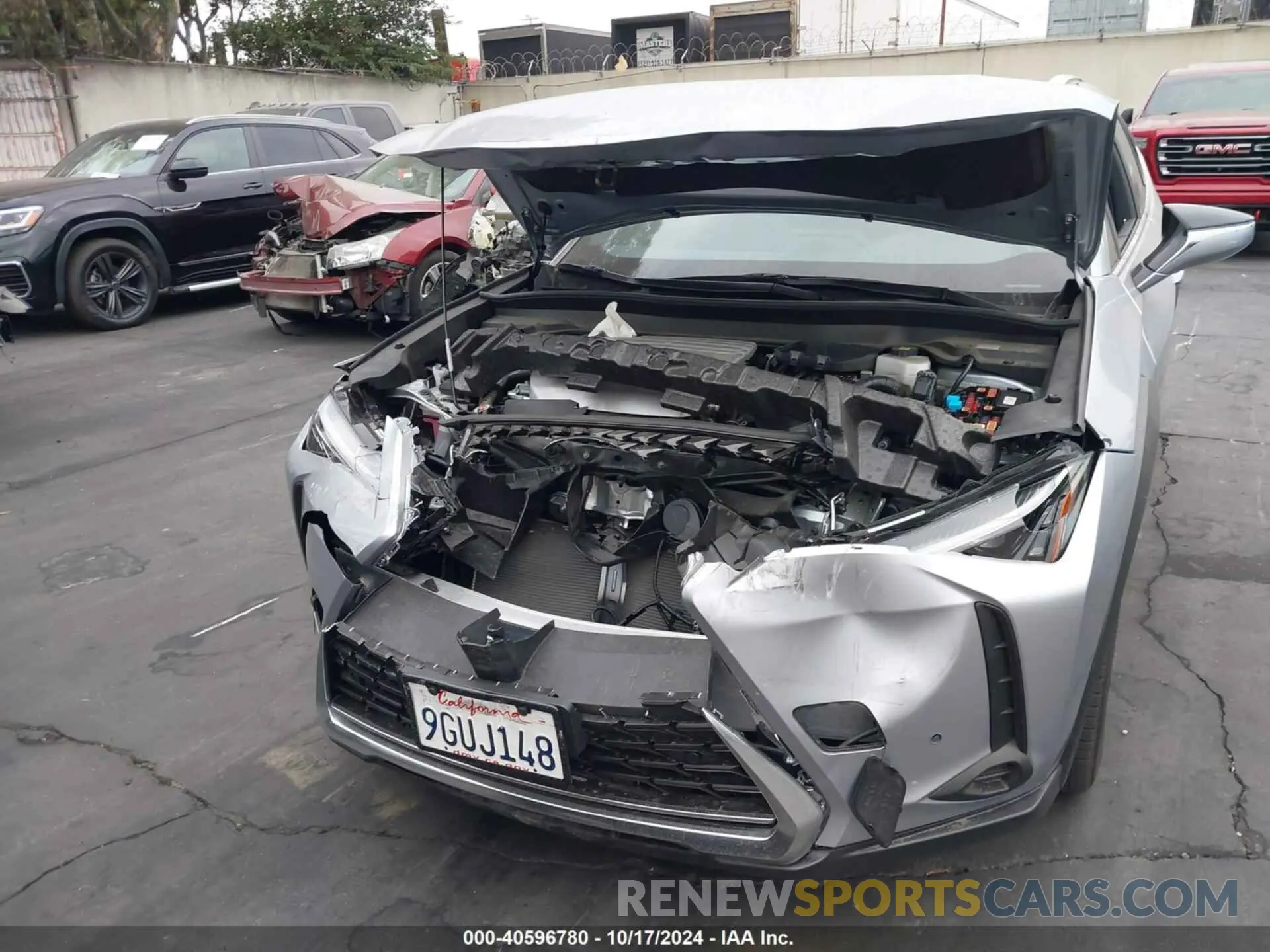 12 fotografías del automóvil dañado JTHX6JBH8R2165851 LEXUS UX 250H 2024