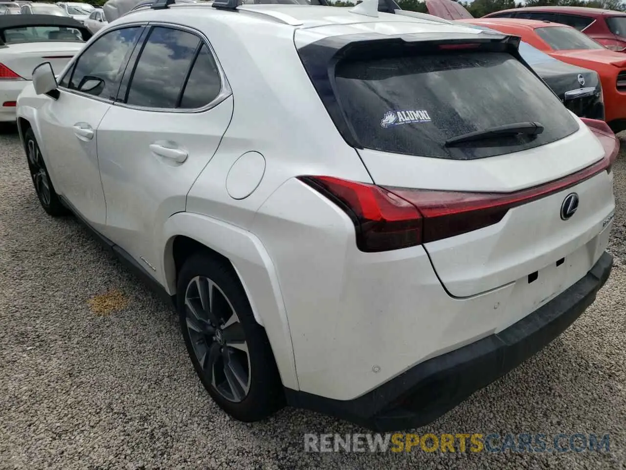 3 fotografías del automóvil dañado JTHP9JBH1N2061770 LEXUS UX 250H BA 2022