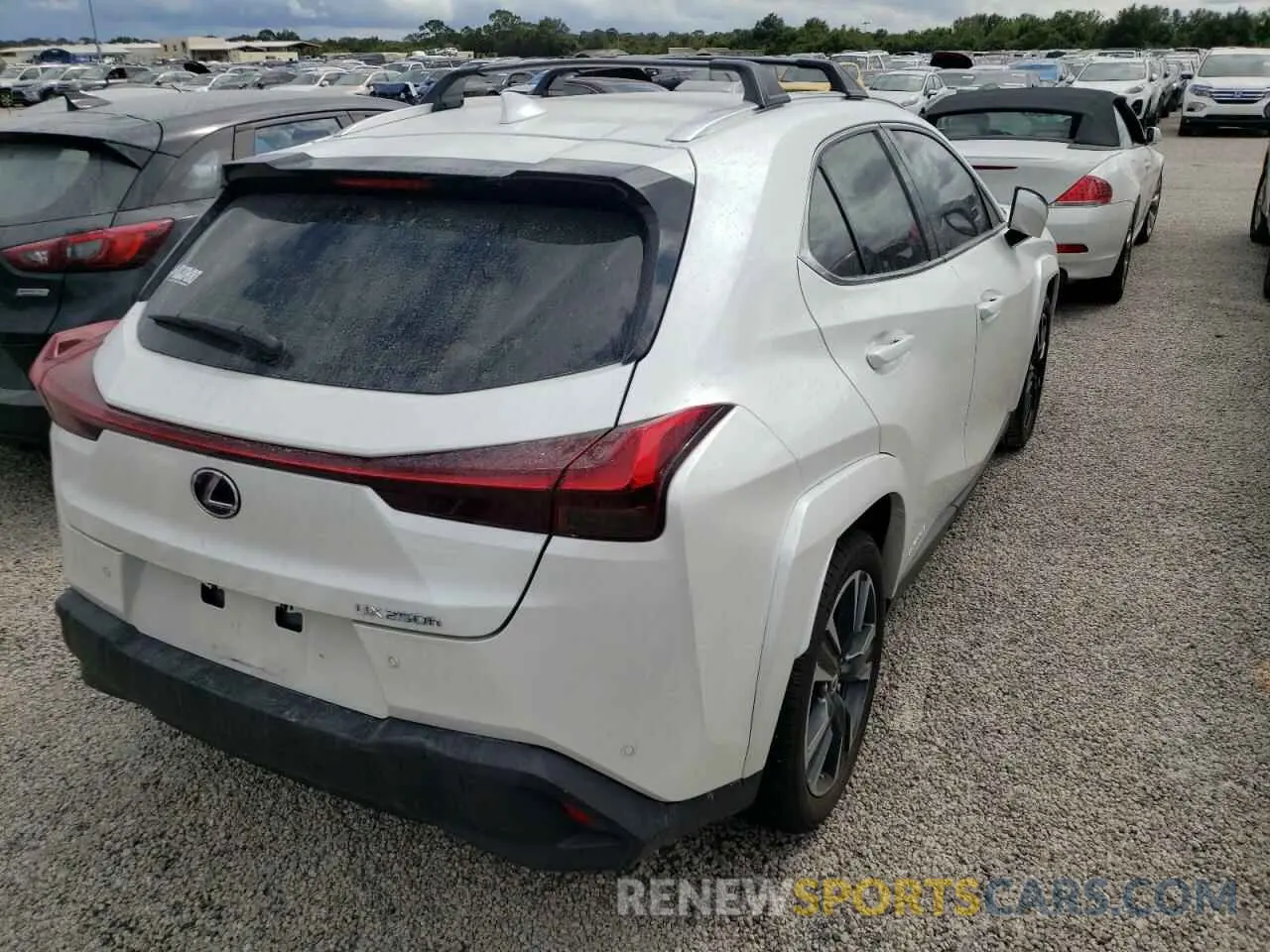 4 fotografías del automóvil dañado JTHP9JBH1N2061770 LEXUS UX 250H BA 2022
