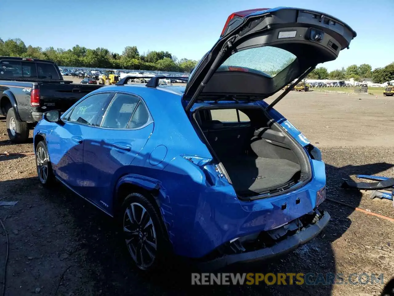 3 fotografías del automóvil dañado JTHP9JBH6N2060050 LEXUS UX 250H BA 2022