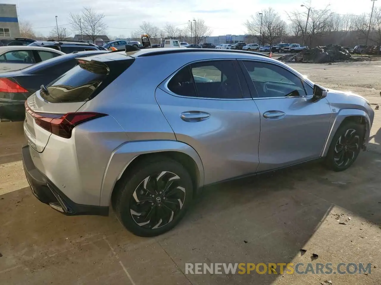 3 fotografías del automóvil dañado JTHB9JBHXP2067404 LEXUS UX 250H BA 2023