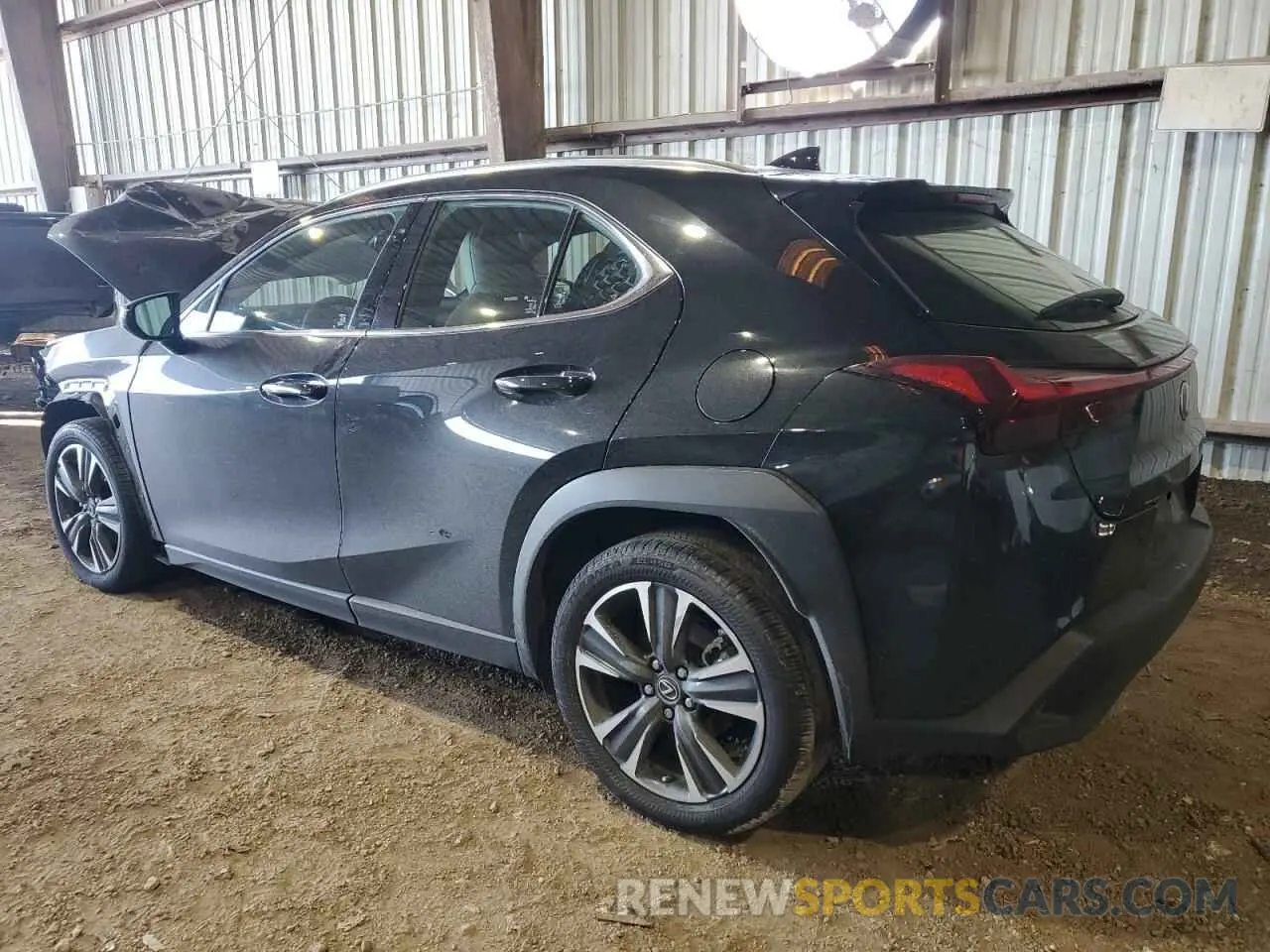 2 fotografías del automóvil dañado JTHX6JBH1P2142506 LEXUS UX 250H BA 2023