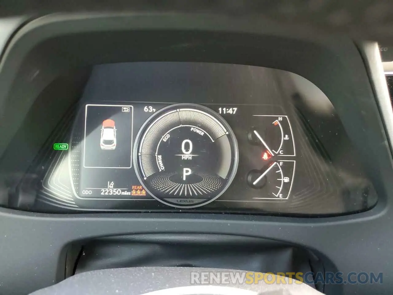 9 fotografías del automóvil dañado JTHX6JBH7P2152165 LEXUS UX 250H BA 2023