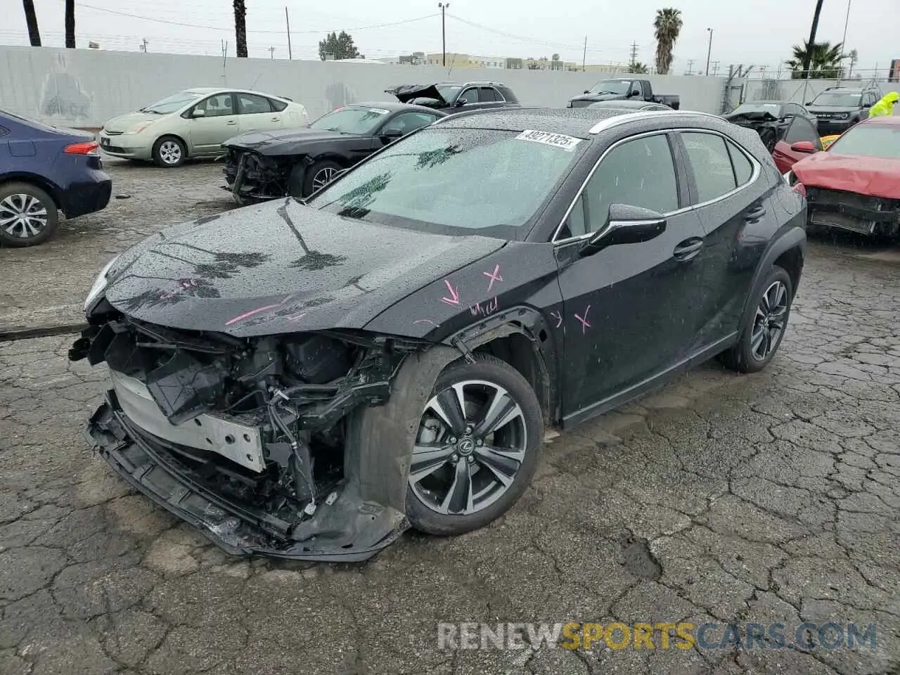 1 fotografías del automóvil dañado JTHX6JBH8P2134063 LEXUS UX 250H BA 2023