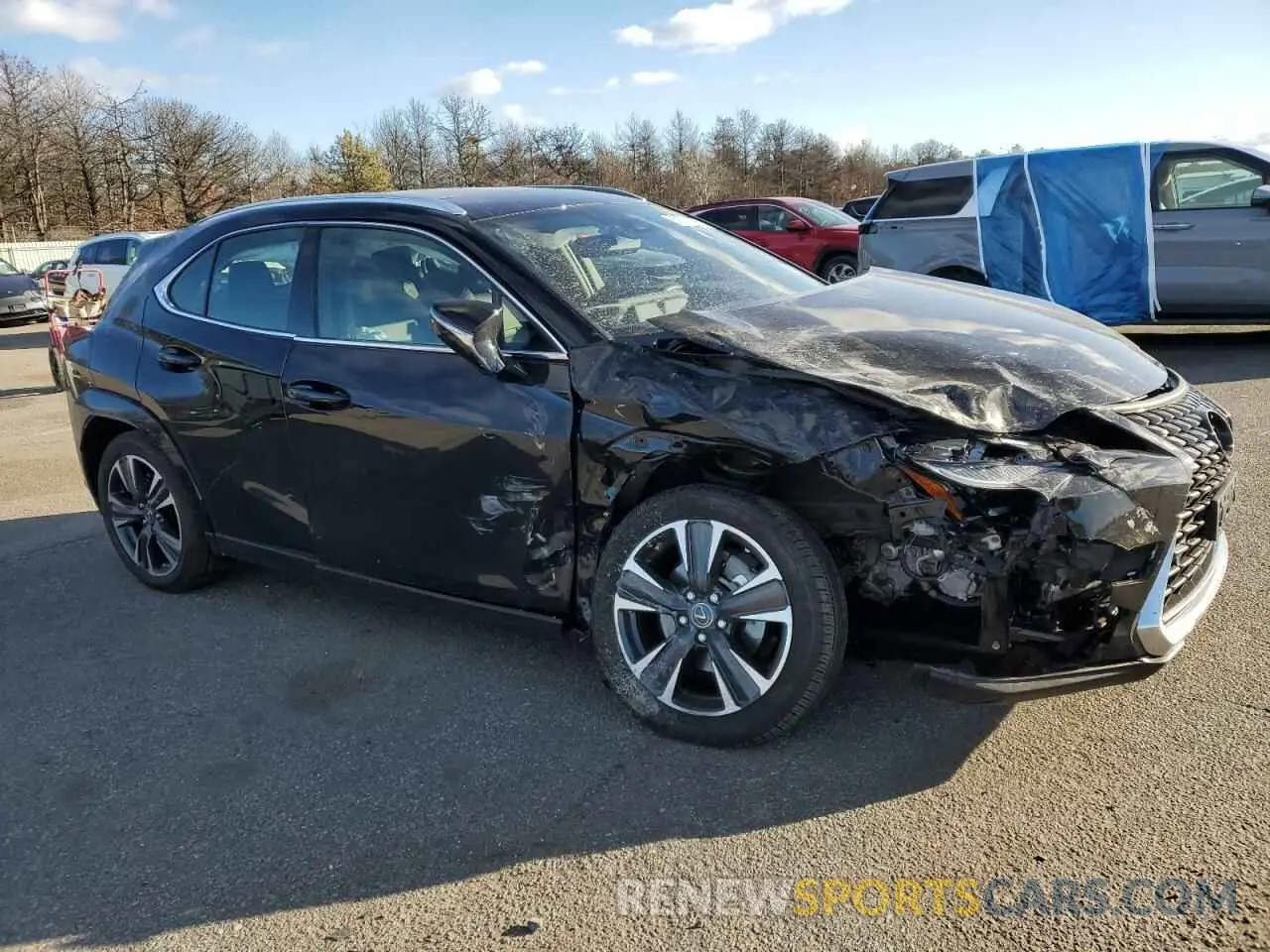 4 fotografías del automóvil dañado JTHP9JBH8P2069805 LEXUS UX 250H PR 2023