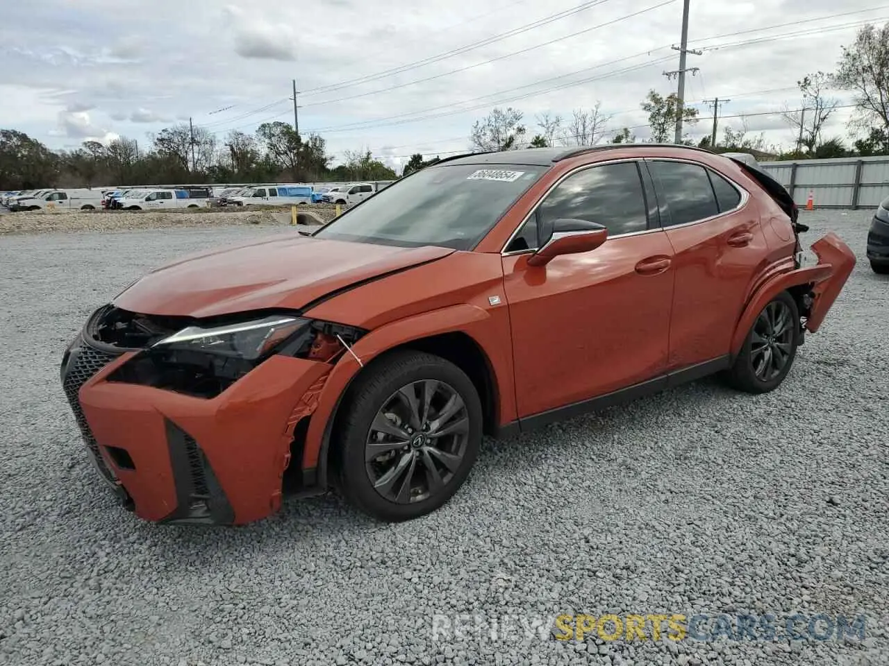 1 fotografías del automóvil dañado JTHR6JBHXP2143632 LEXUS UX 250H PR 2023