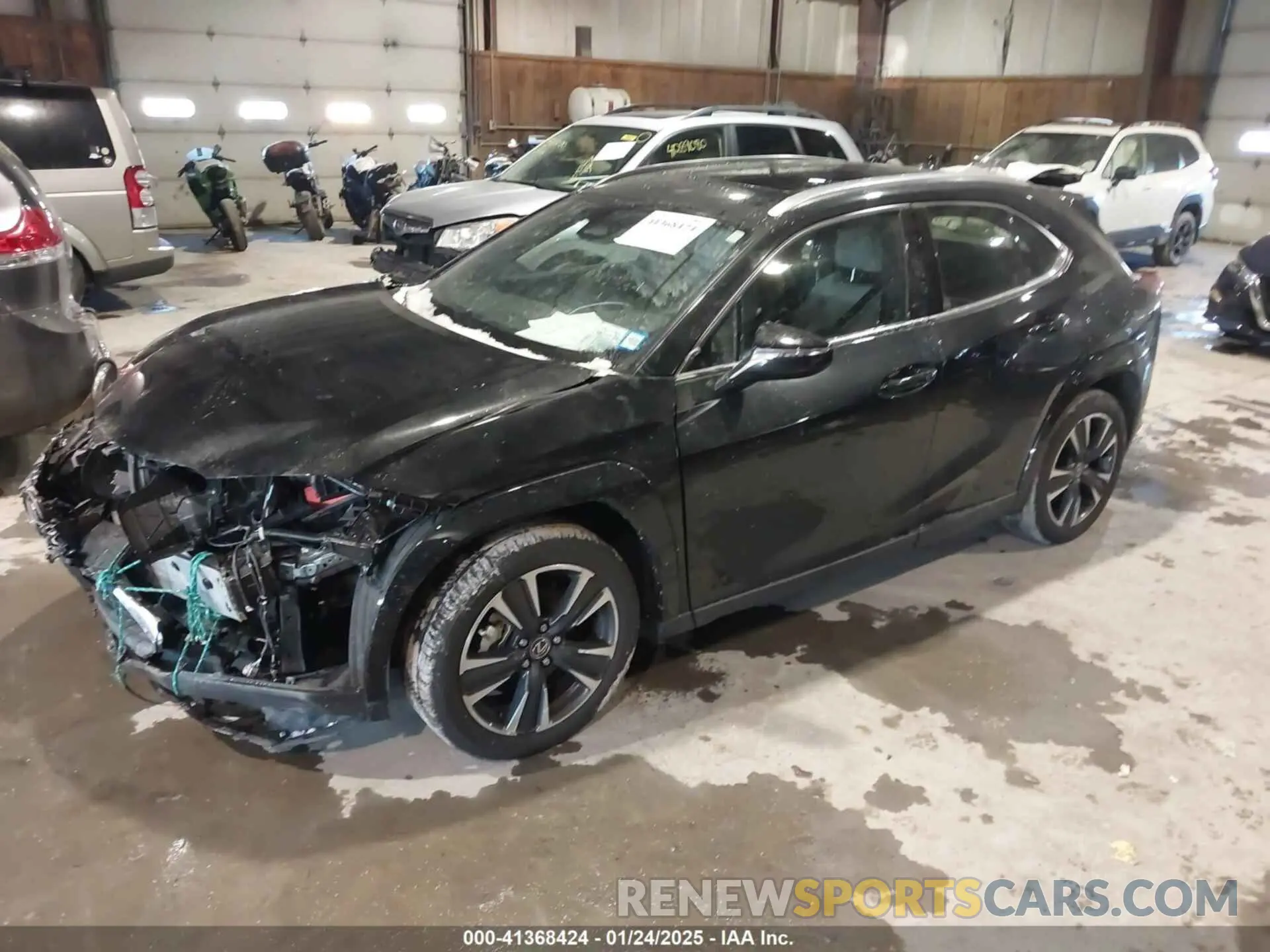 2 fotografías del automóvil dañado JTHUCJDH8S2003698 LEXUS UX 300H 2025