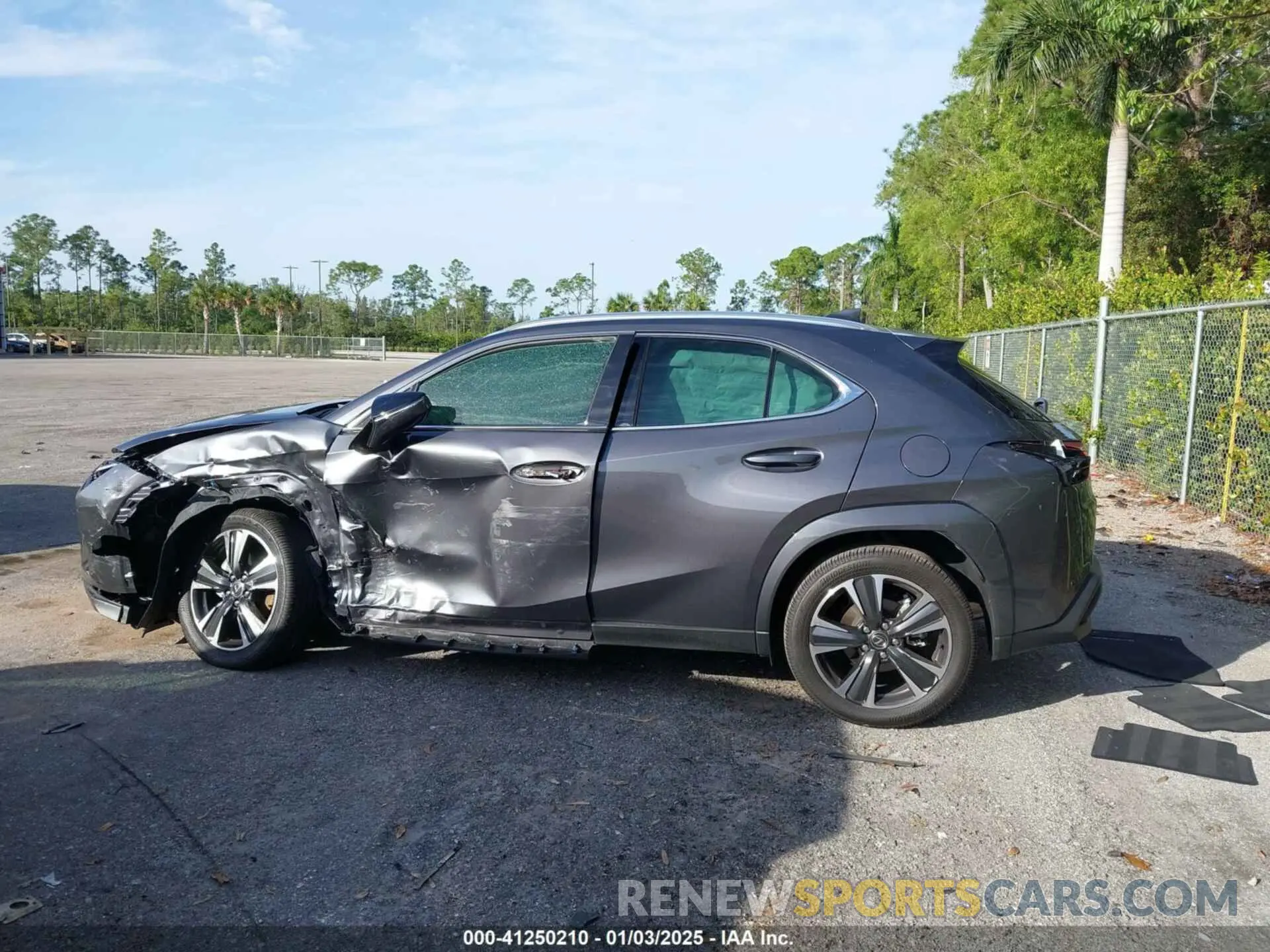 14 fotografías del automóvil dañado JTHYBJAH4S2008275 LEXUS UX 300H 2025