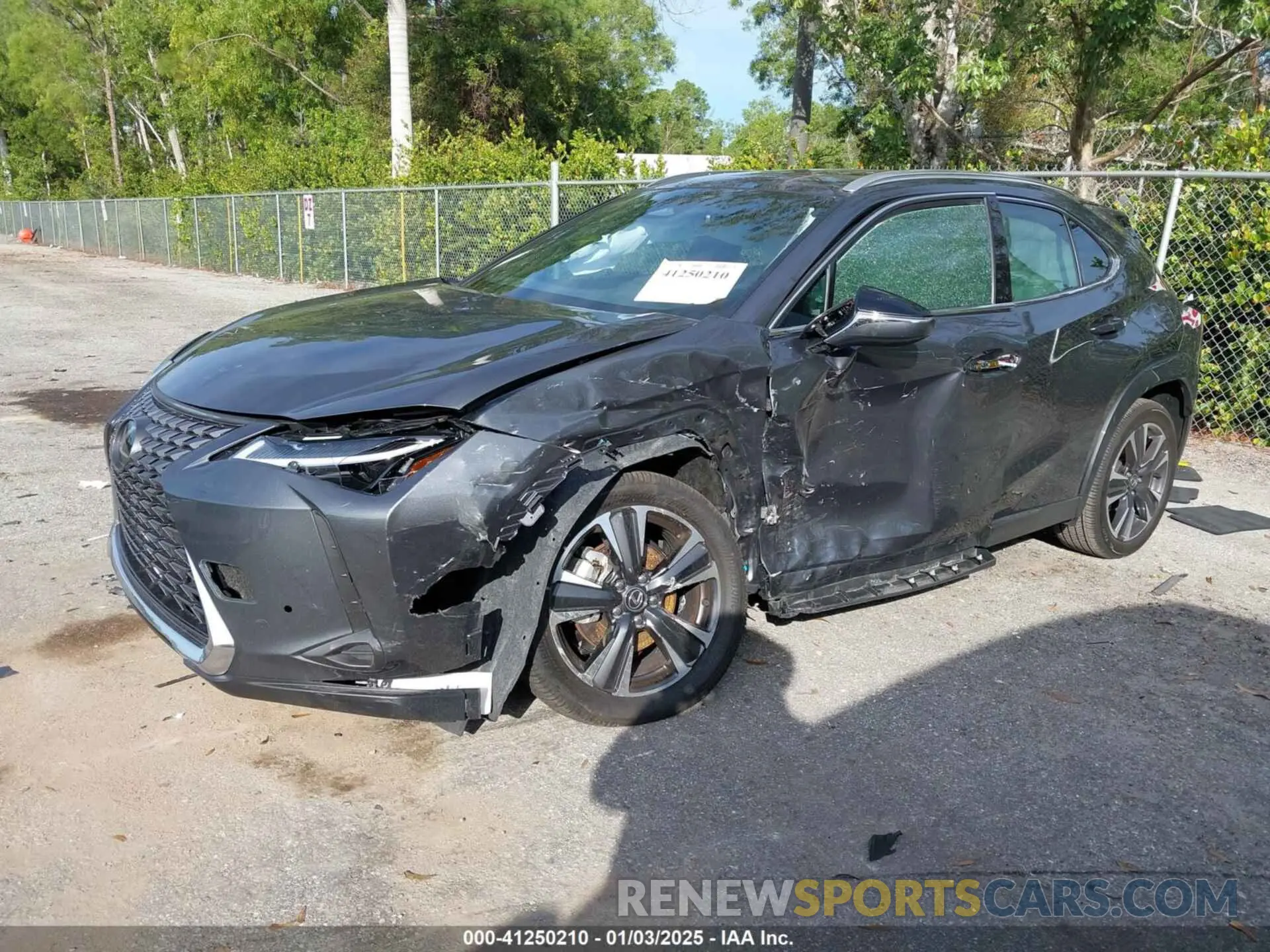 6 fotografías del automóvil dañado JTHYBJAH4S2008275 LEXUS UX 300H 2025