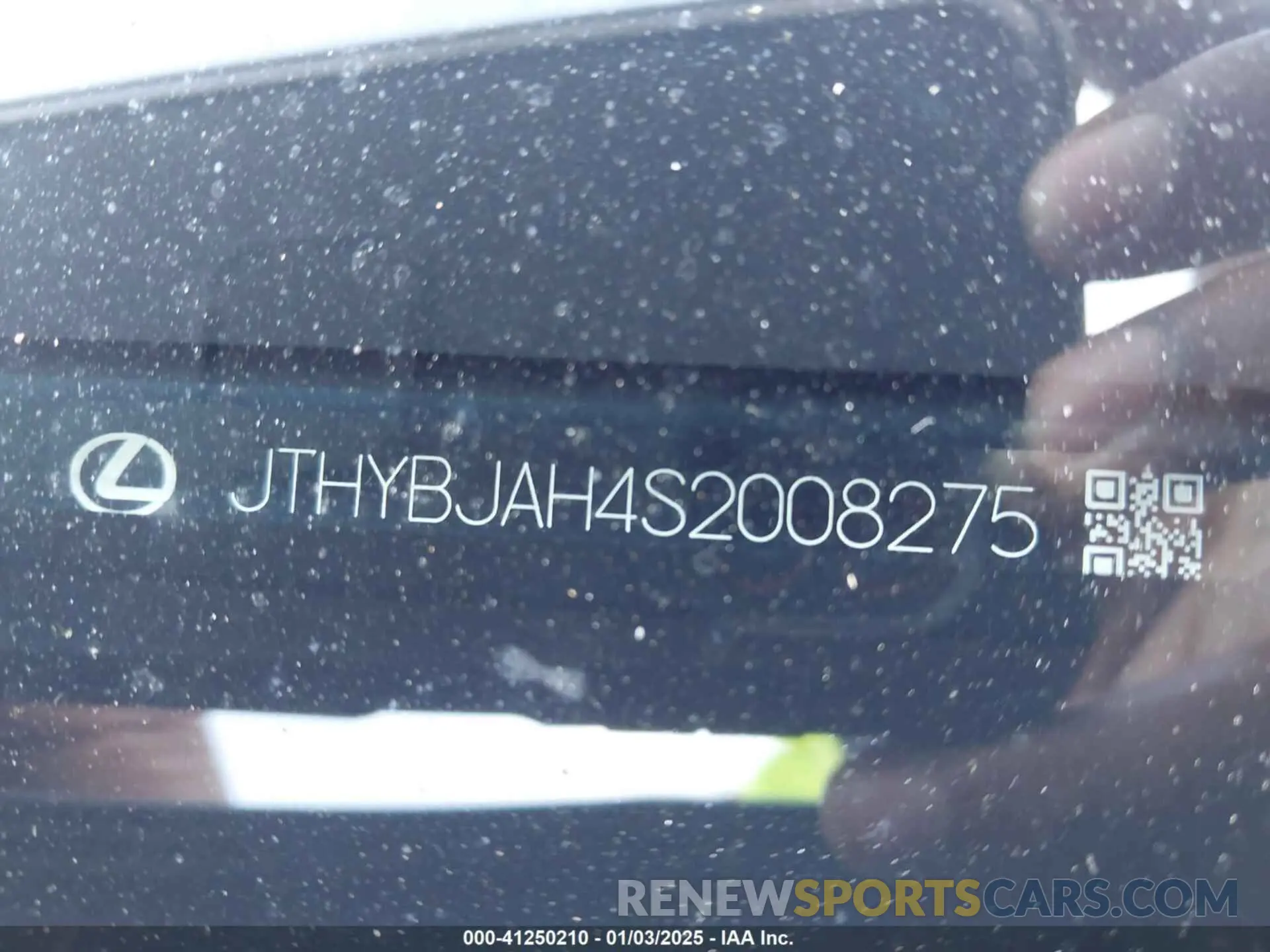 9 fotografías del automóvil dañado JTHYBJAH4S2008275 LEXUS UX 300H 2025