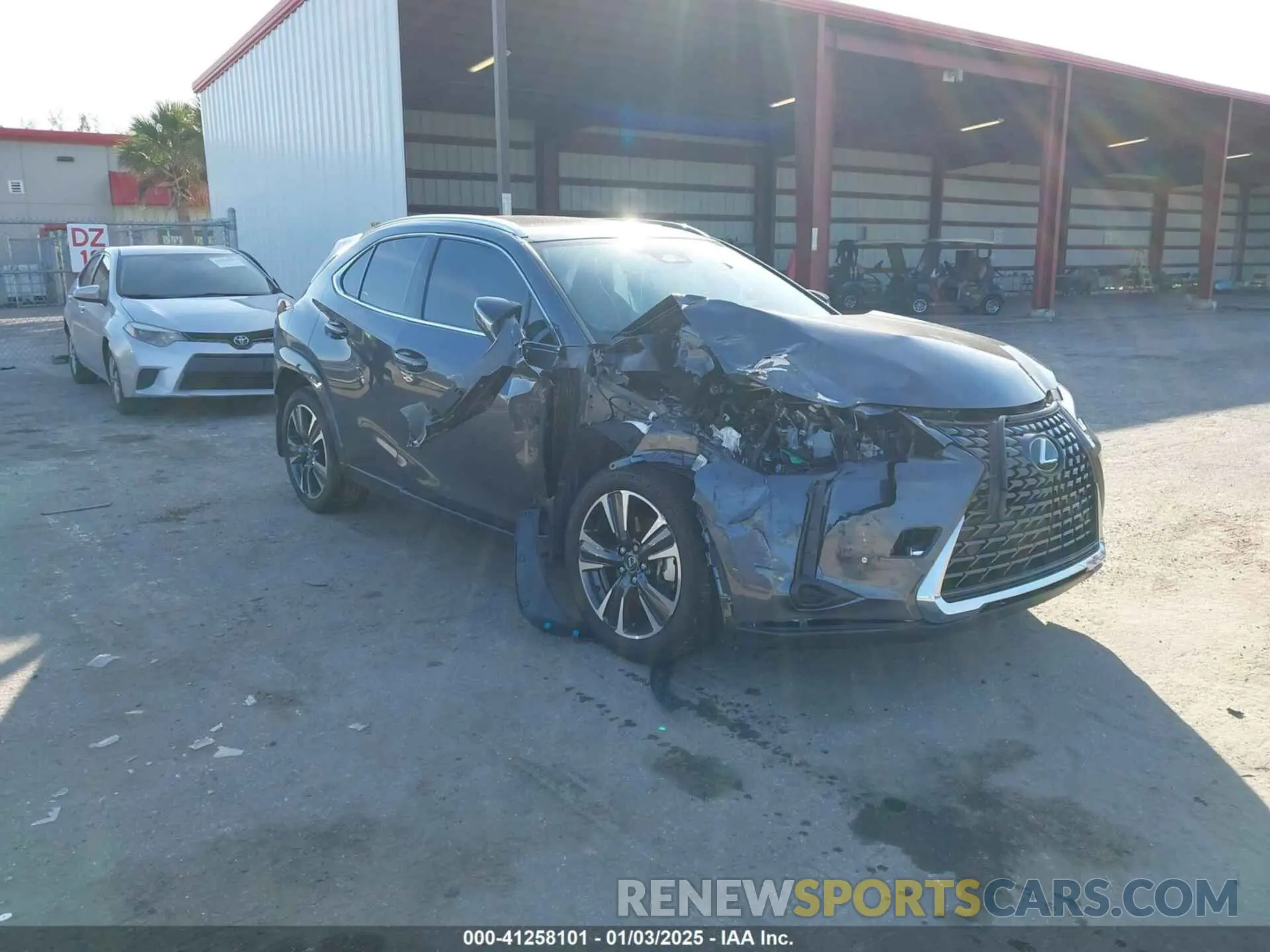 1 fotografías del automóvil dañado JTHYBJAH6S2000422 LEXUS UX 300H 2025