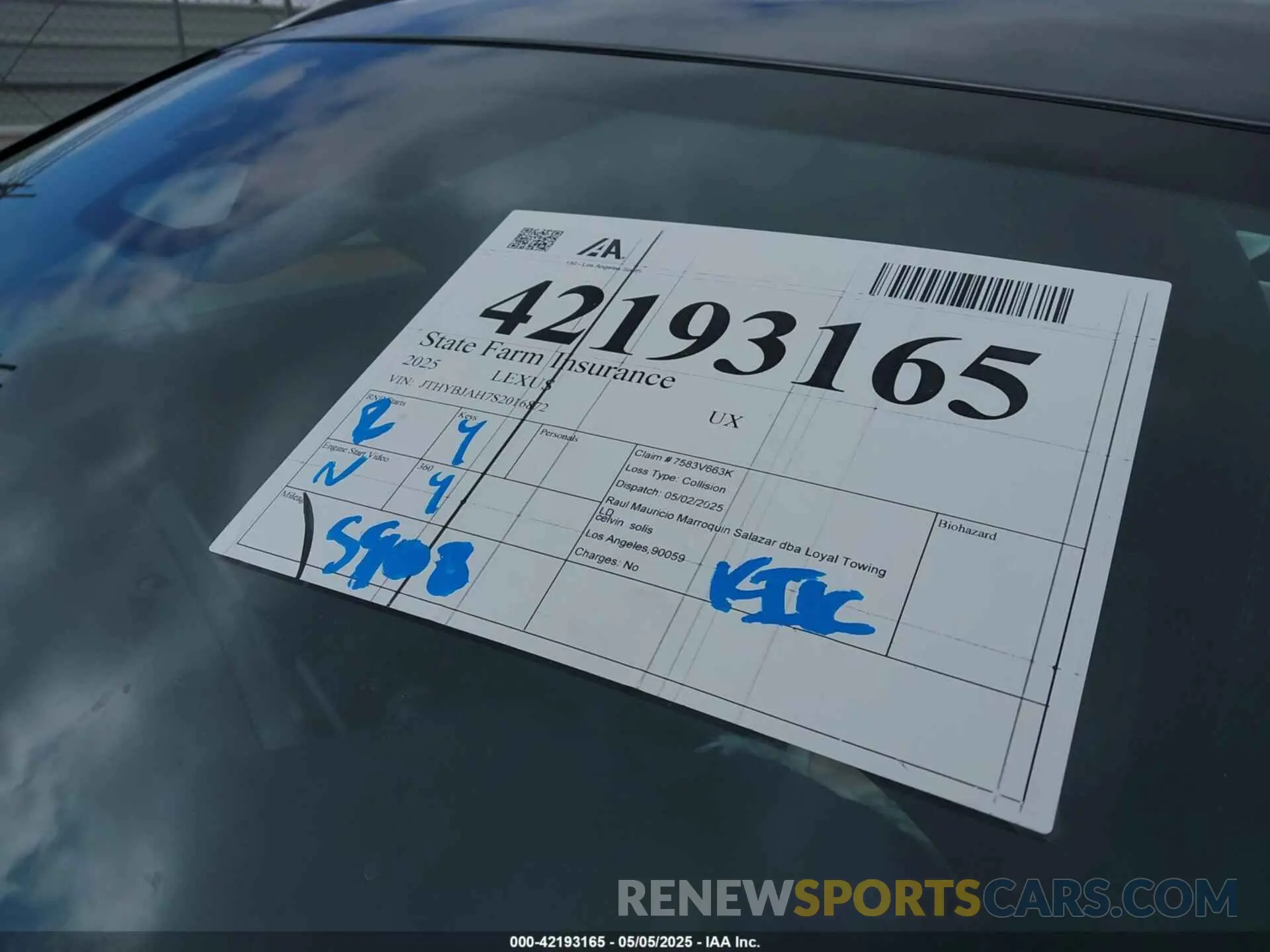 18 fotografías del automóvil dañado JTHYBJAH7S2016872 LEXUS UX 300H 2025