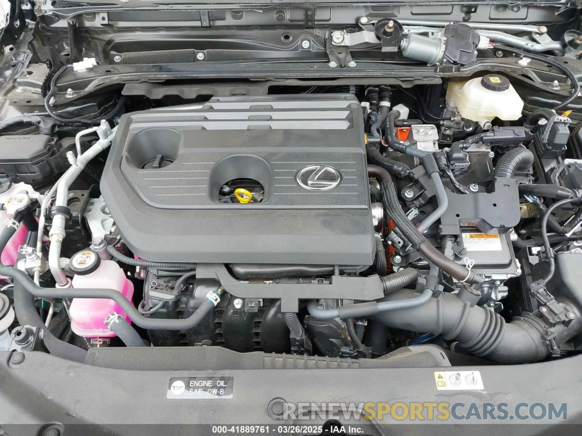 10 fotografías del automóvil dañado JTHYBJAH9S2002181 LEXUS UX 300H 2025