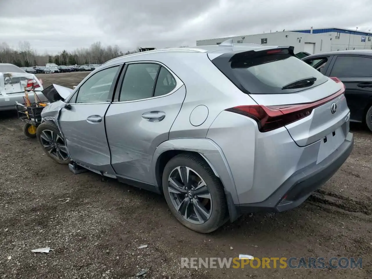 2 fotografías del automóvil dañado JTHUCJDH3S2002460 LEXUS UX 300H BA 2025