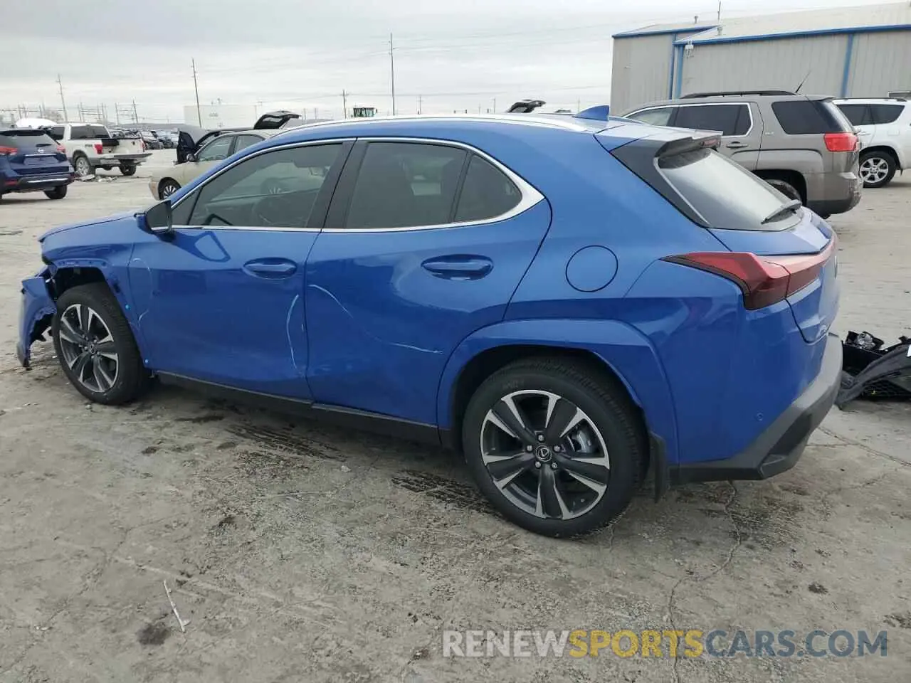 2 fotografías del automóvil dañado JTHUCJDH7S2004454 LEXUS UX 300H BA 2025