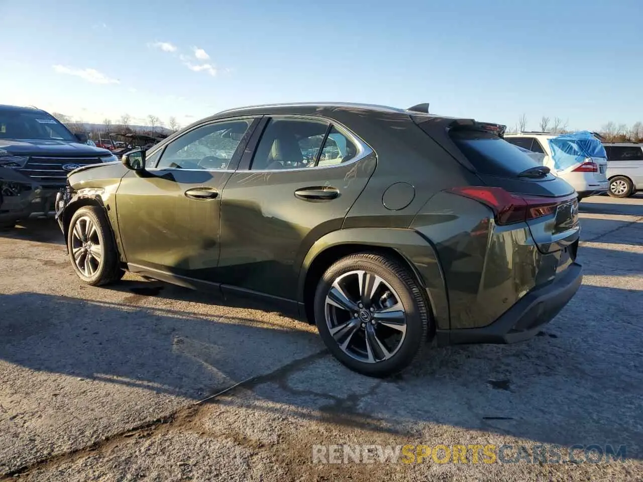 2 fotografías del automóvil dañado JTHUCJDH8S2000784 LEXUS UX 300H BA 2025