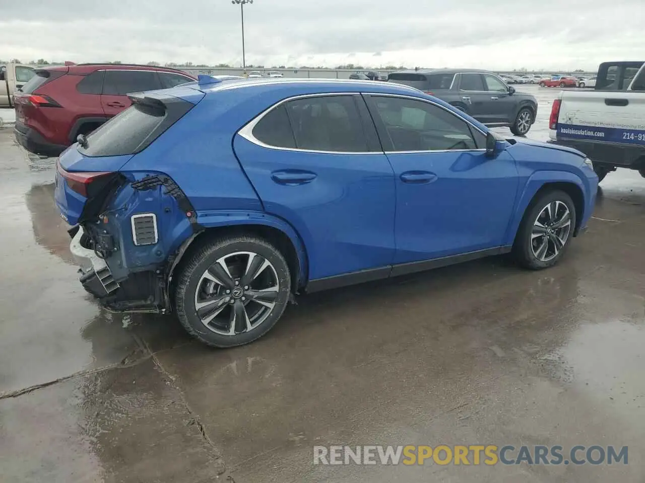 3 fotografías del automóvil dañado JTHYBJAH6S2002588 LEXUS UX 300H BA 2025