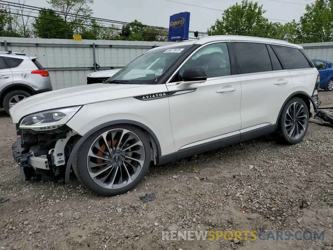 1 fotografías del automóvil dañado 5LM5J7XC0LGL22749 LINCOLN AVIATOR 2020