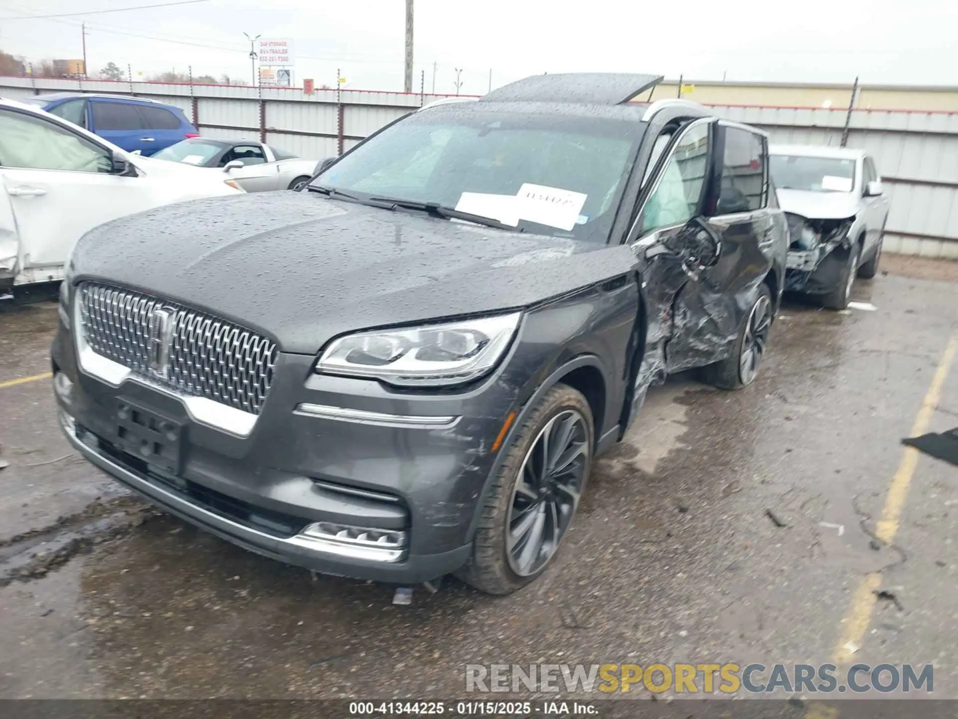 2 fotografías del automóvil dañado 5LM5J7XC4LGL32832 LINCOLN AVIATOR 2020