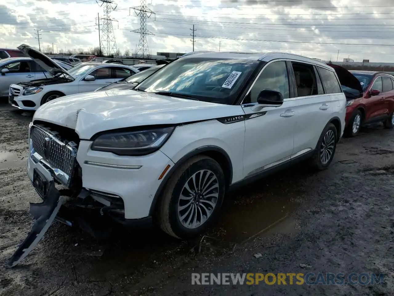 1 fotografías del automóvil dañado 5LM5J7XC8LGL23261 LINCOLN AVIATOR 2020