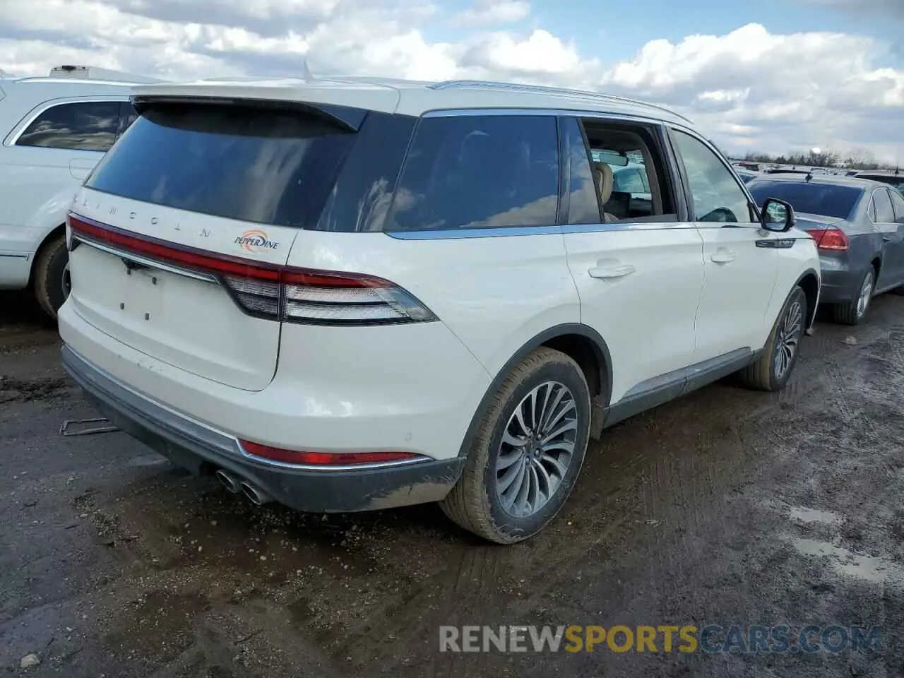 3 fotografías del automóvil dañado 5LM5J7XC8LGL23261 LINCOLN AVIATOR 2020