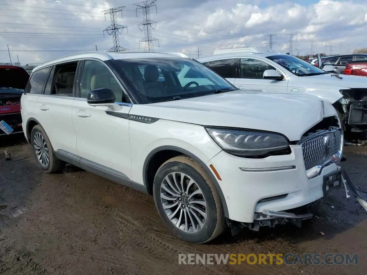 4 fotografías del automóvil dañado 5LM5J7XC8LGL23261 LINCOLN AVIATOR 2020