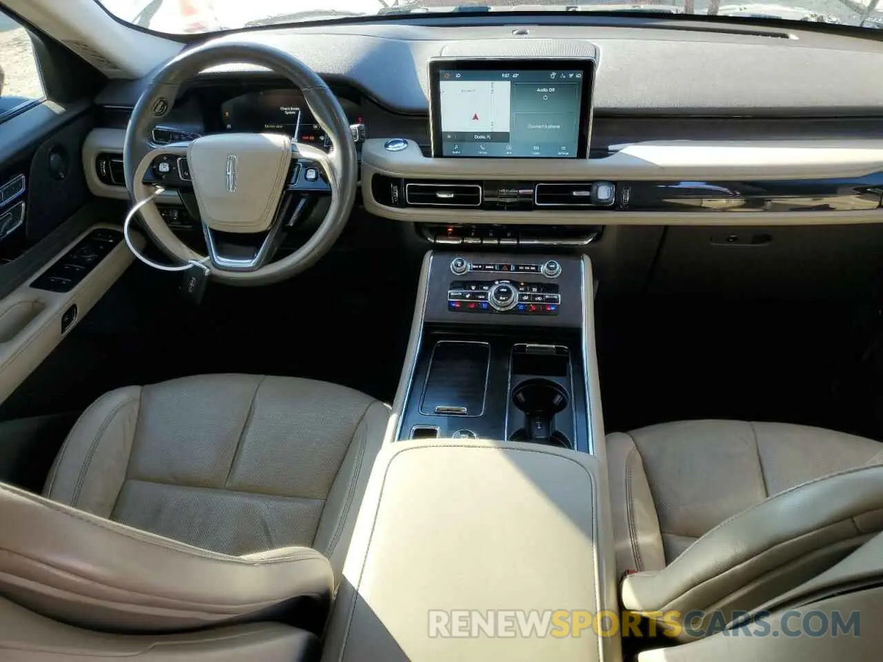 8 fotografías del automóvil dañado 5LM5J7WC9MGL01854 LINCOLN AVIATOR 2021