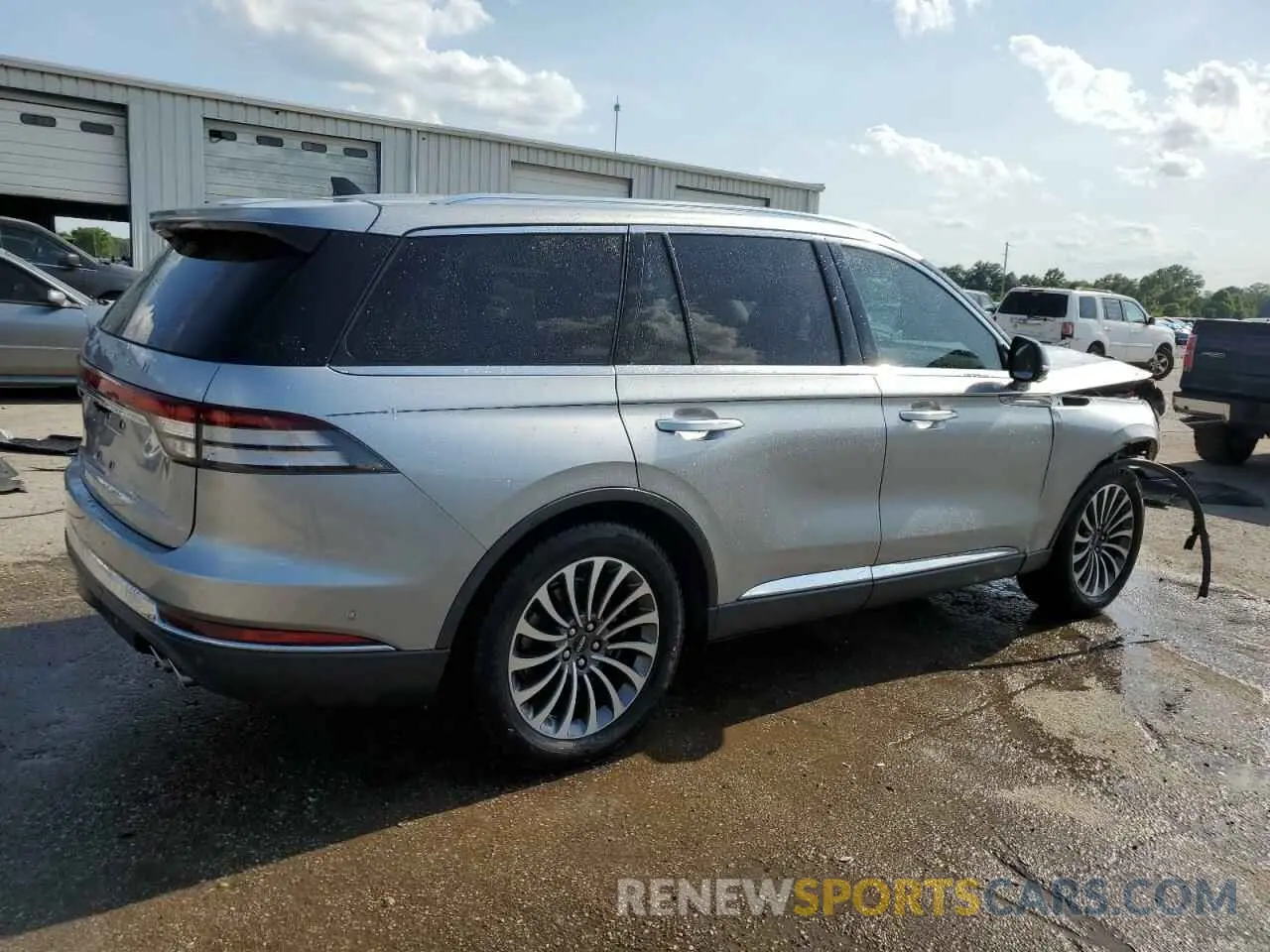 3 fotografías del automóvil dañado 5LM5J7WC9MGL03409 LINCOLN AVIATOR 2021